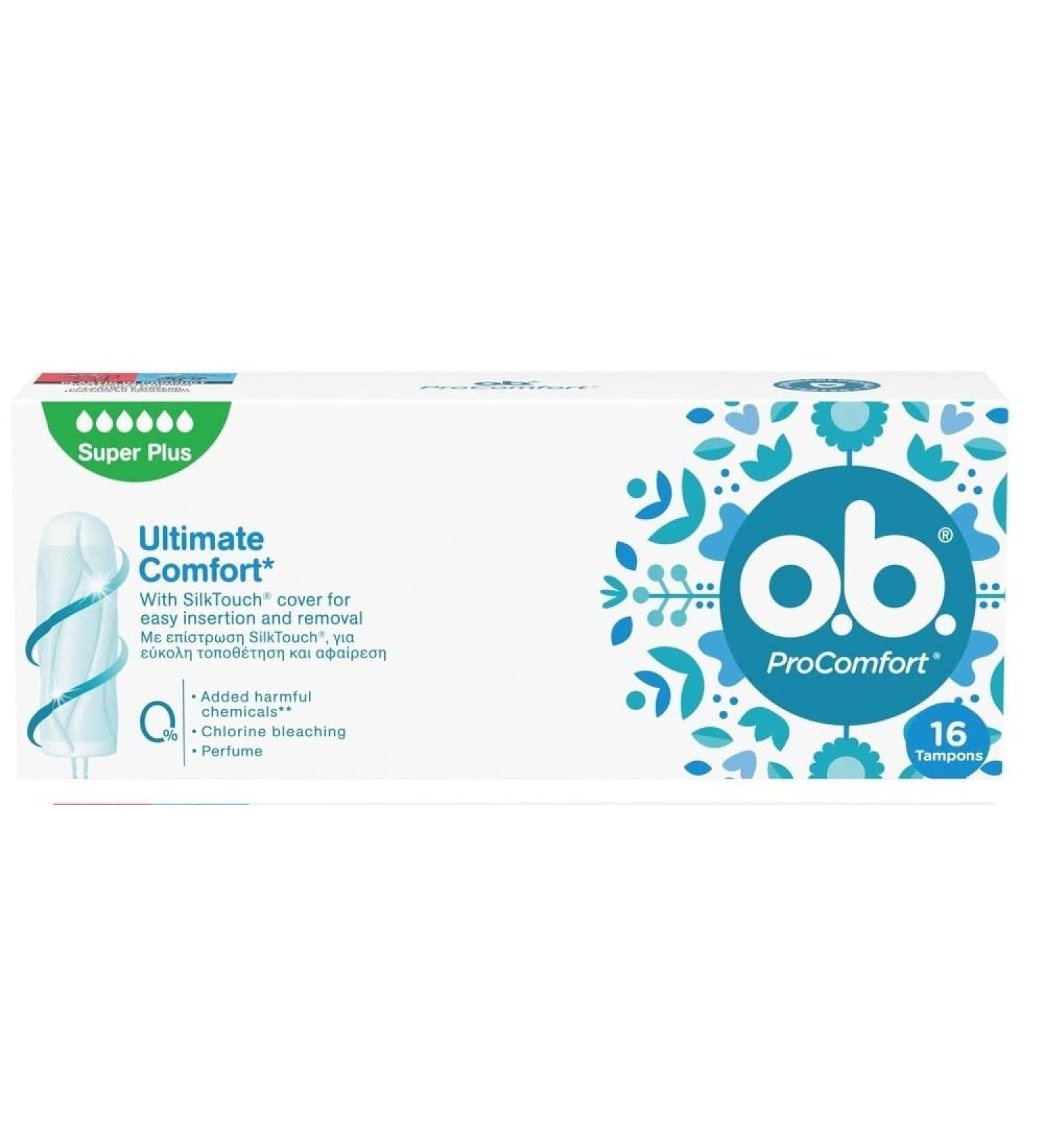 OB Tampons ProComfort super plus 16 pieces