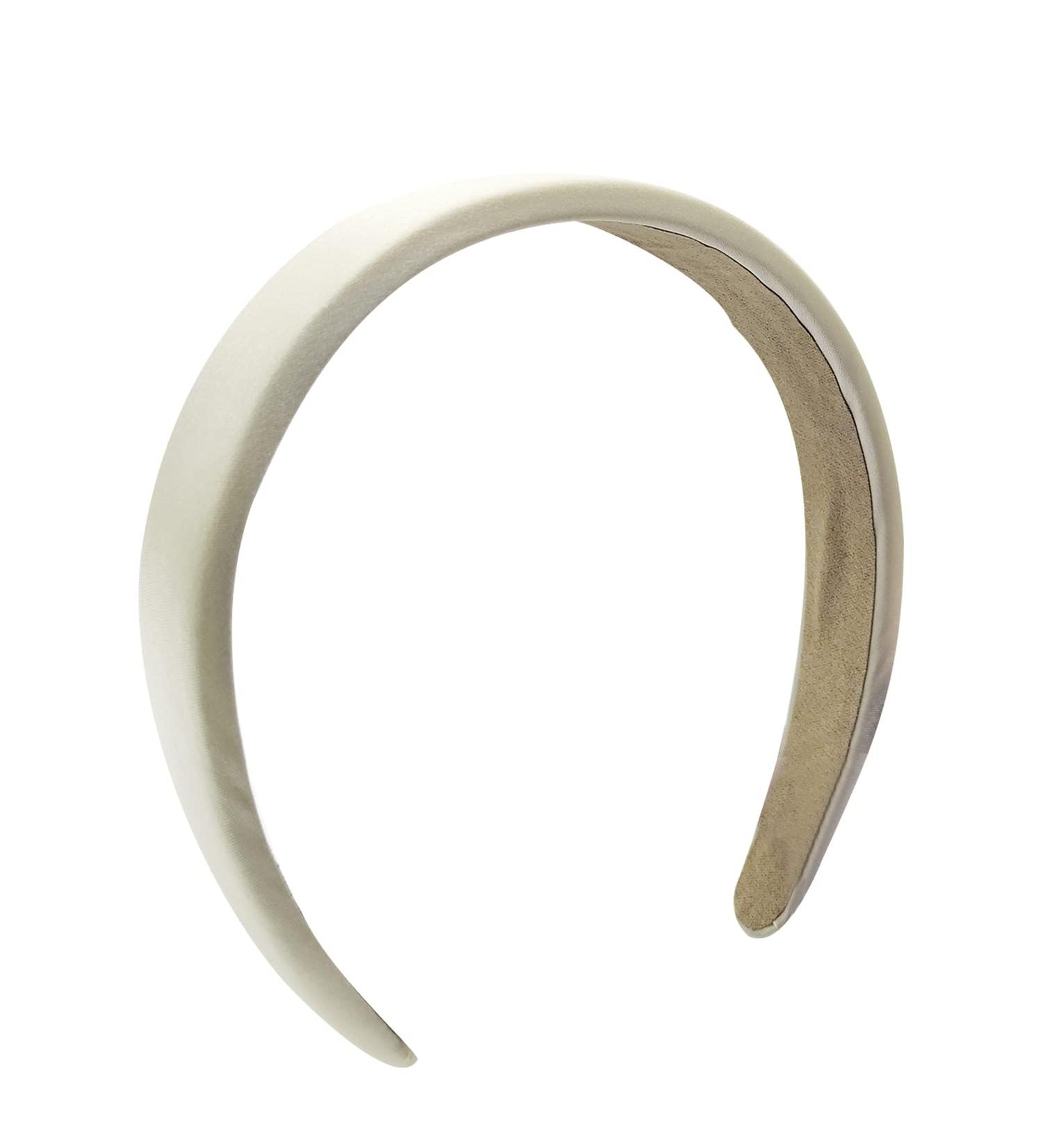Satin Alice Headband Satin Covered Head Band Hairband Non-slip White Headband Plain Aliceband DIY Headband Hair Accessories for Women Girls Y7CSDMFG - Buy Online on GoSupps.com