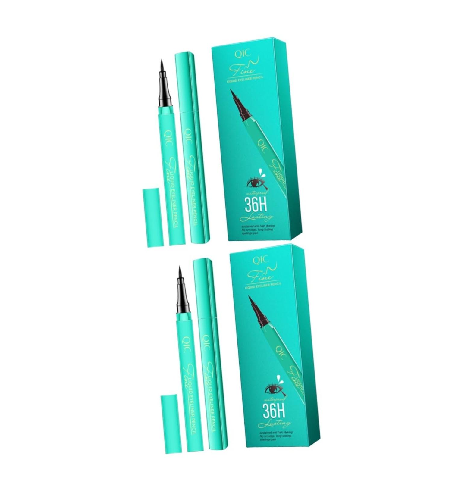 POPETPOP 2 Pcs Eyeliner Pencil Girl Eyeliner Eyeline Pencil Women Eyeliner Liquid Eyeliner Makeup Water Proof 1 count (Pack of 1) As Shownx2pcs - Buy Online on GoSupps.com