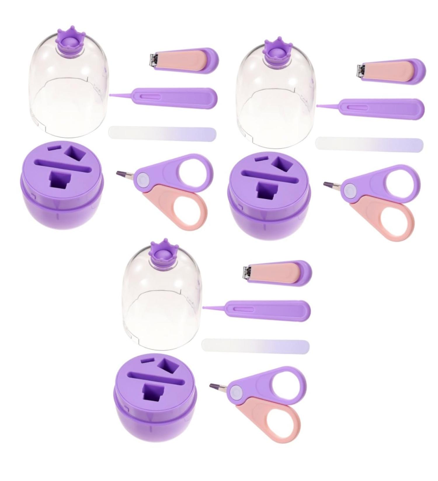 Abaodam 3 Sets Nail Scissors Suit Suits for Boys Essentials Clippers Things Stuff Beauty Tools Suits Supplies Purple Dedicated Abs Boy - Buy Online on GoSupps.com