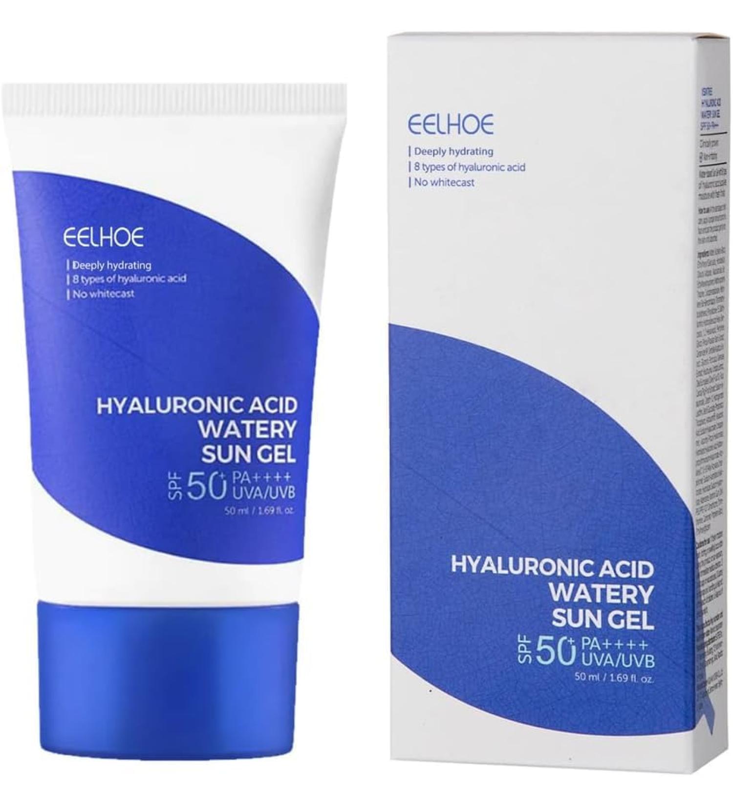 Generic Hyaluronic Acid Watery Sun Gel | All skin types Sunscreen | Daily Sunscreen With No White Cast | Korean Skin Care - Buy Online on GoSupps.com