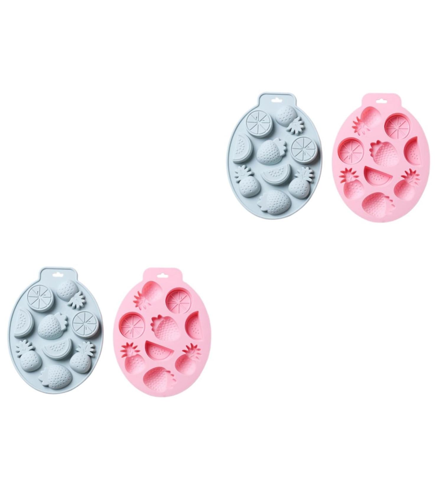 Milisten 4 Pcs Ice Cube Mold Kids Stencils Wedding Stencils Creative Molds Non-Stick Molds Silicone Molds Candle Molds Mini Candle Silicone Soap Molds Silicone DIY Mold Cake Mold Strawberry 22.7x17.1cmx2pcs As Shownx2pcs - Buy Online on GoSupps.com
