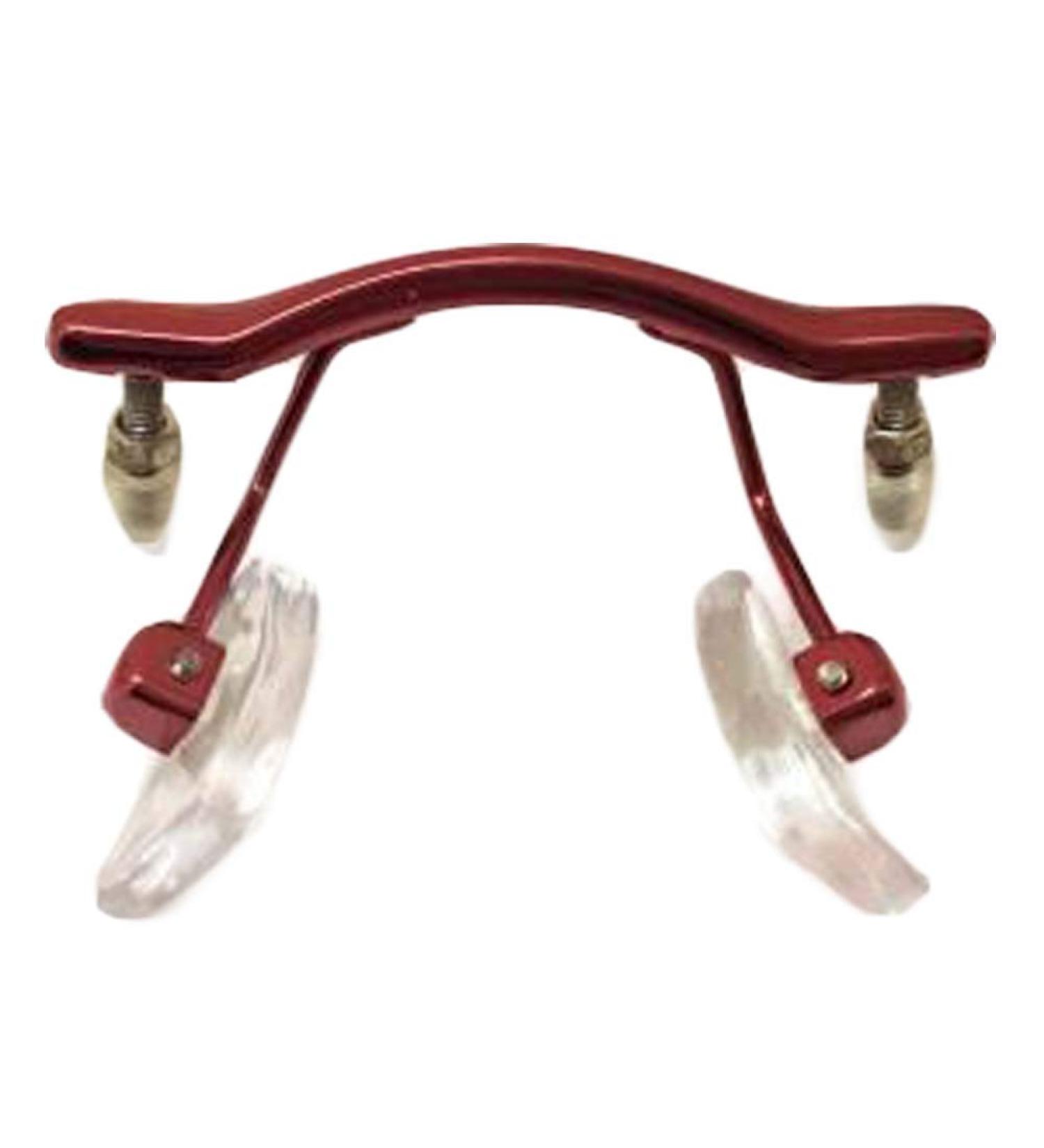 BEGISA Eyeglass Nose Pads - Metal Nose Bridge Rimless Replacement for Eyeglasses - Red Color - Buy Online on GoSupps.com