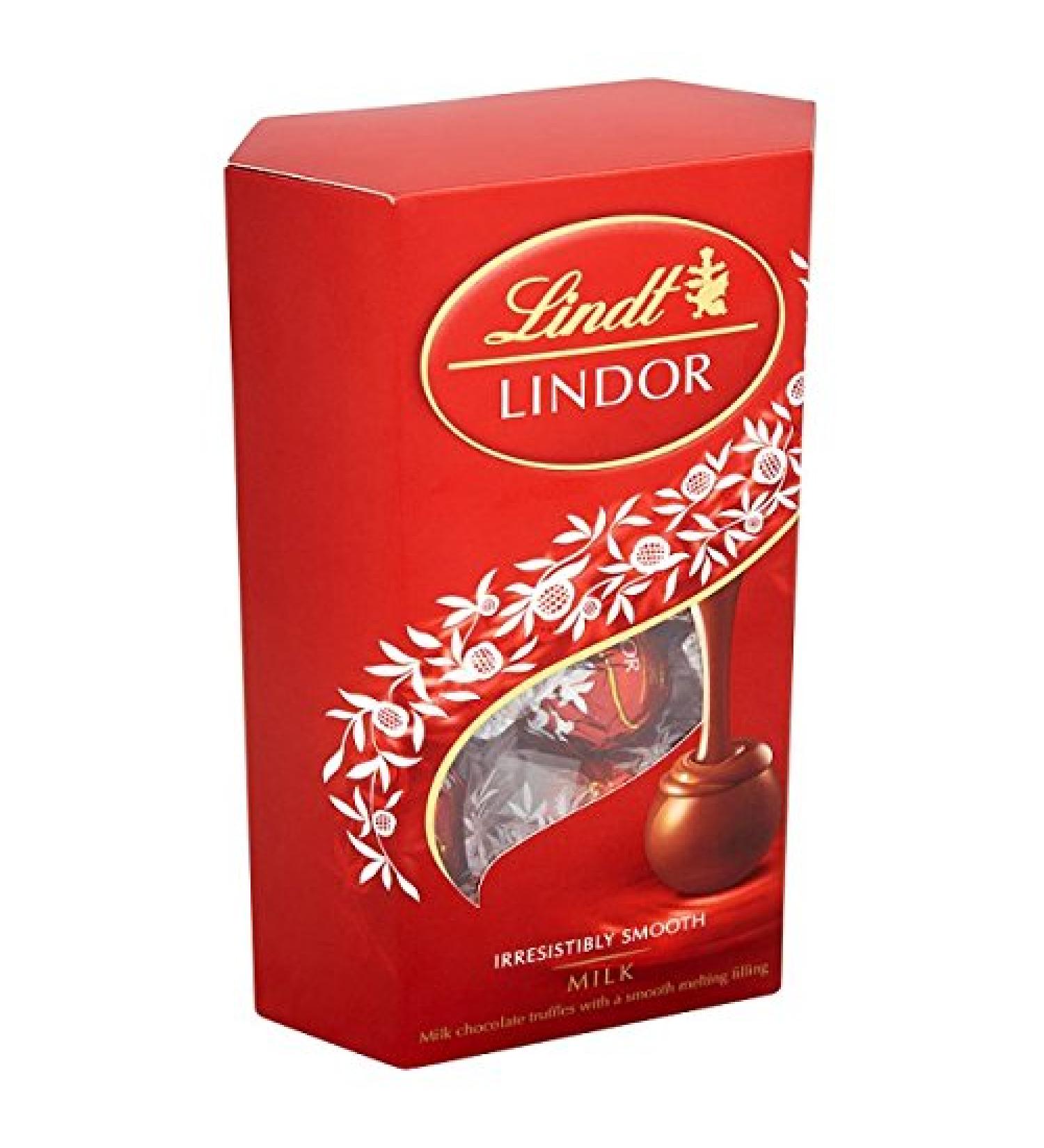 Lindt Lindor Chocolat au lait 200 g (lot de 4 x 200 g)