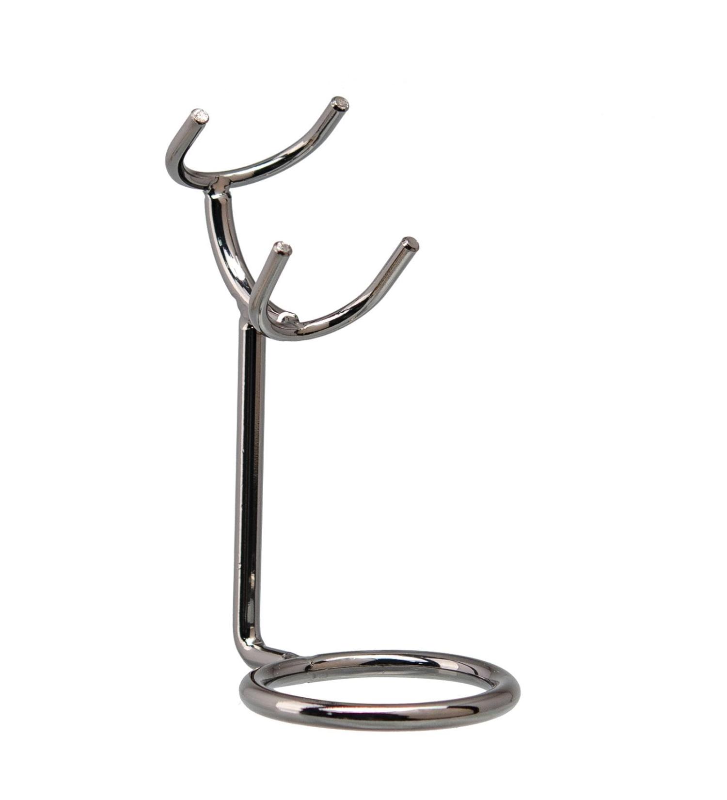 Fenteer Shaving Brush Stand Holder - Dark Silver Men s Organizer for Home & Barber Shower - International Shipping Available - Buy Online on GoSupps.com