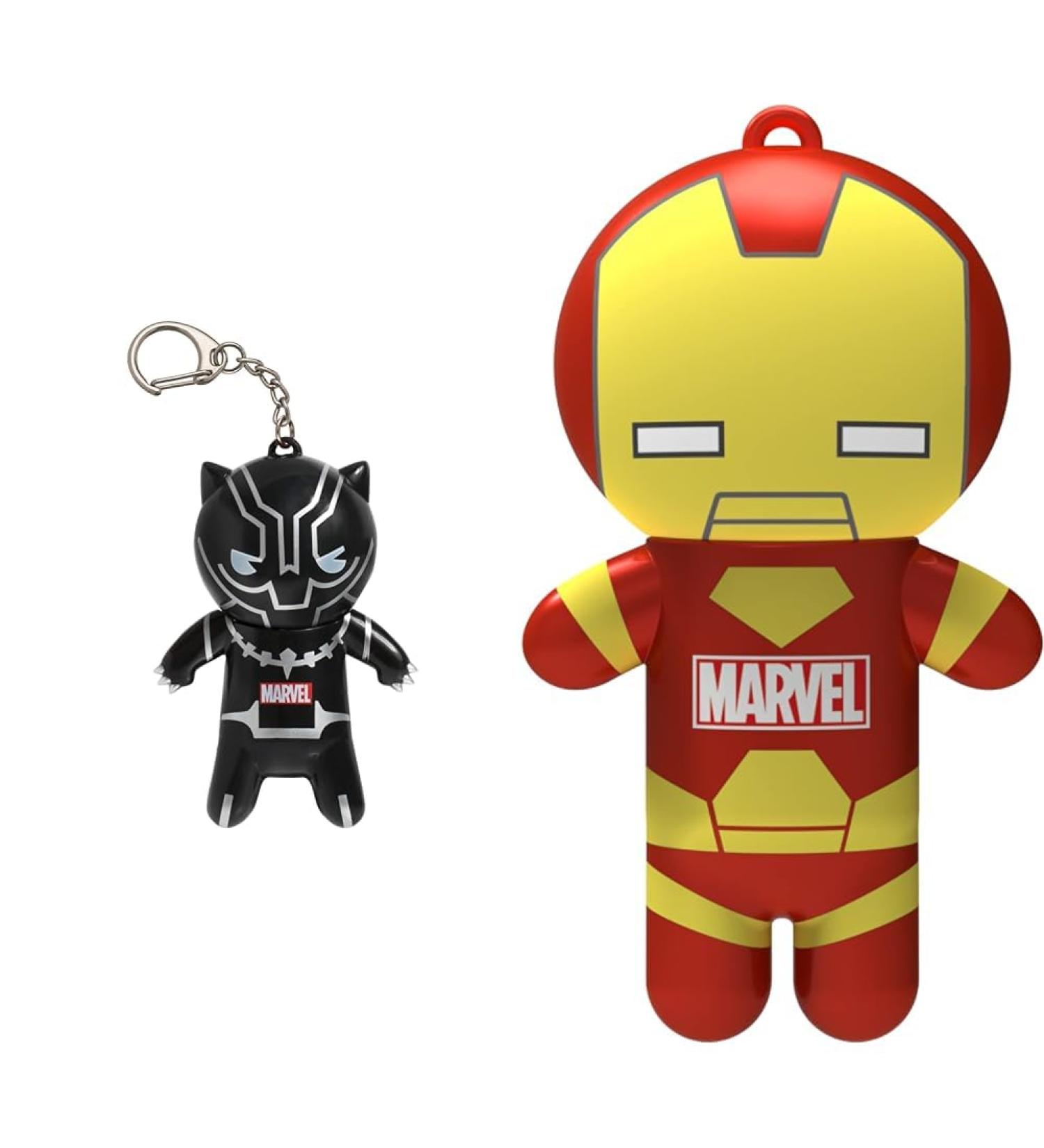 Lip Smacker Marvel keychain lip balm for kids - Black Panther & Iron Man - Buy Online on GoSupps.com