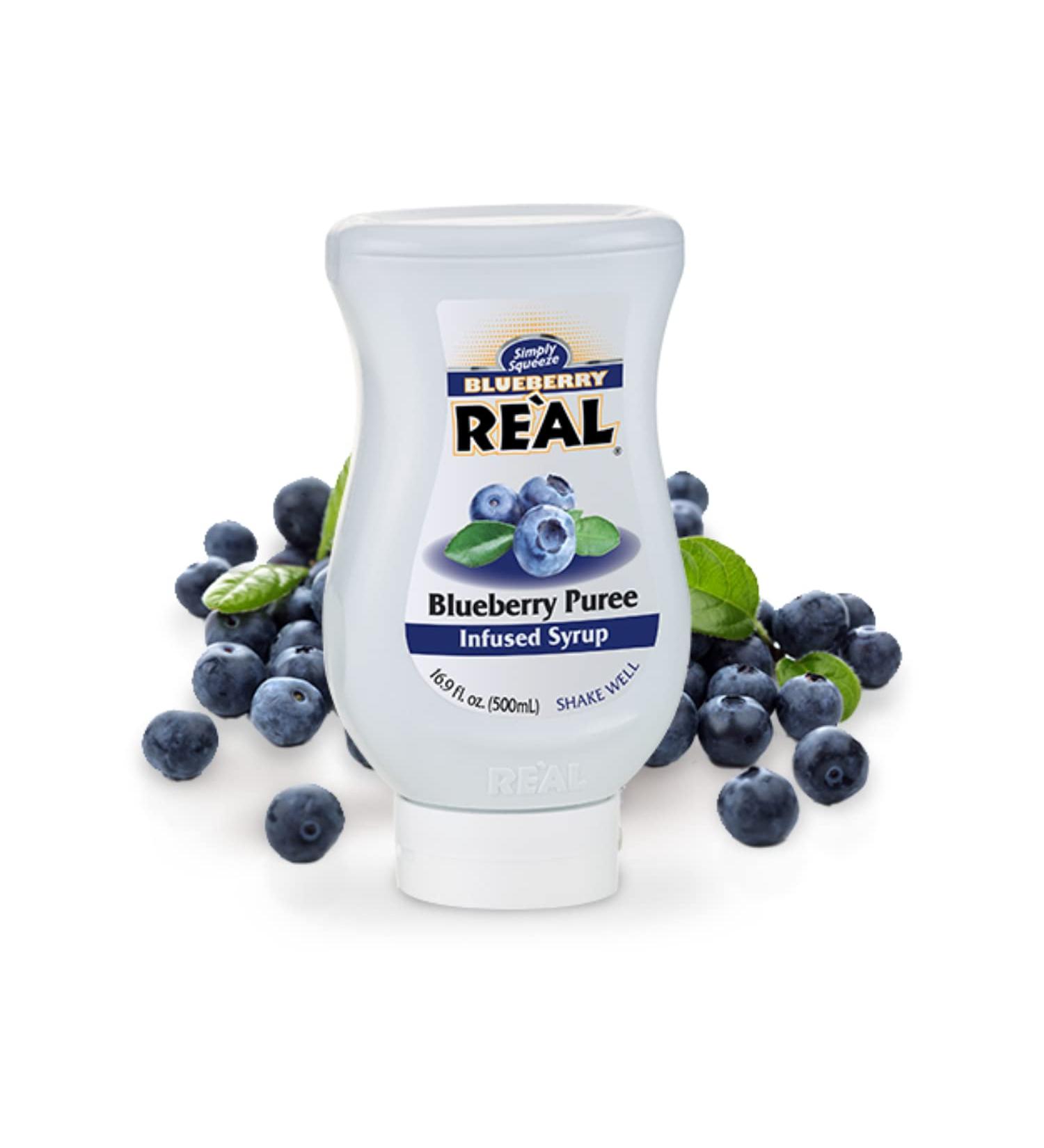  ANTICO CAFFE' NOVECENTO real | Blueberry Puree Syrup | Goldtraube Blueberry Syrup | Blueberry Cream for Desserts and Baking Preparations - 1 x 500 ml. - Buy Online on GoSupps.com