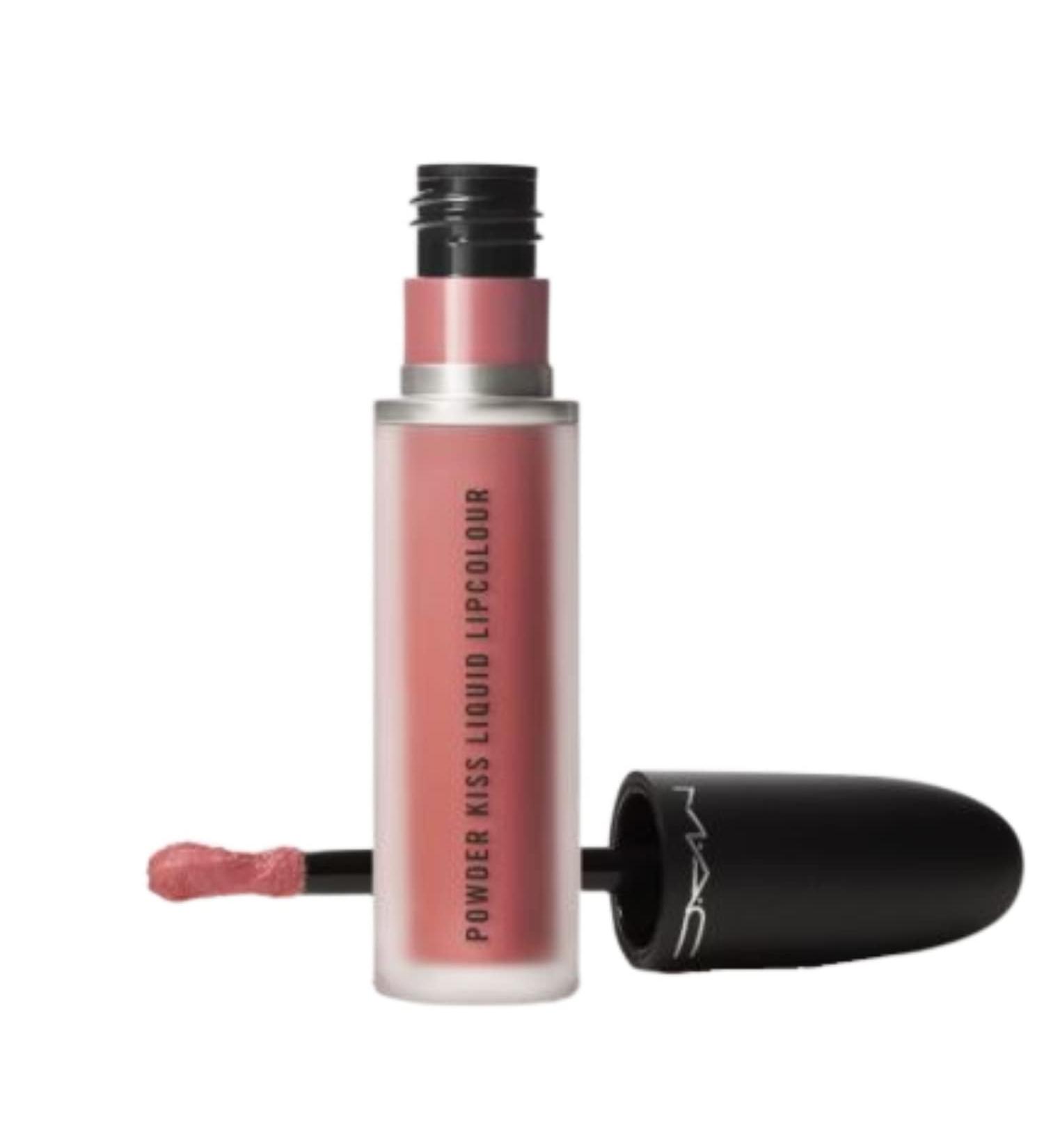 MAC Powder Kiss Liquid Lipcolour Lipstick - 996 Date-Maker (Warm Nude) - 0.17 fl oz / 5 mL
