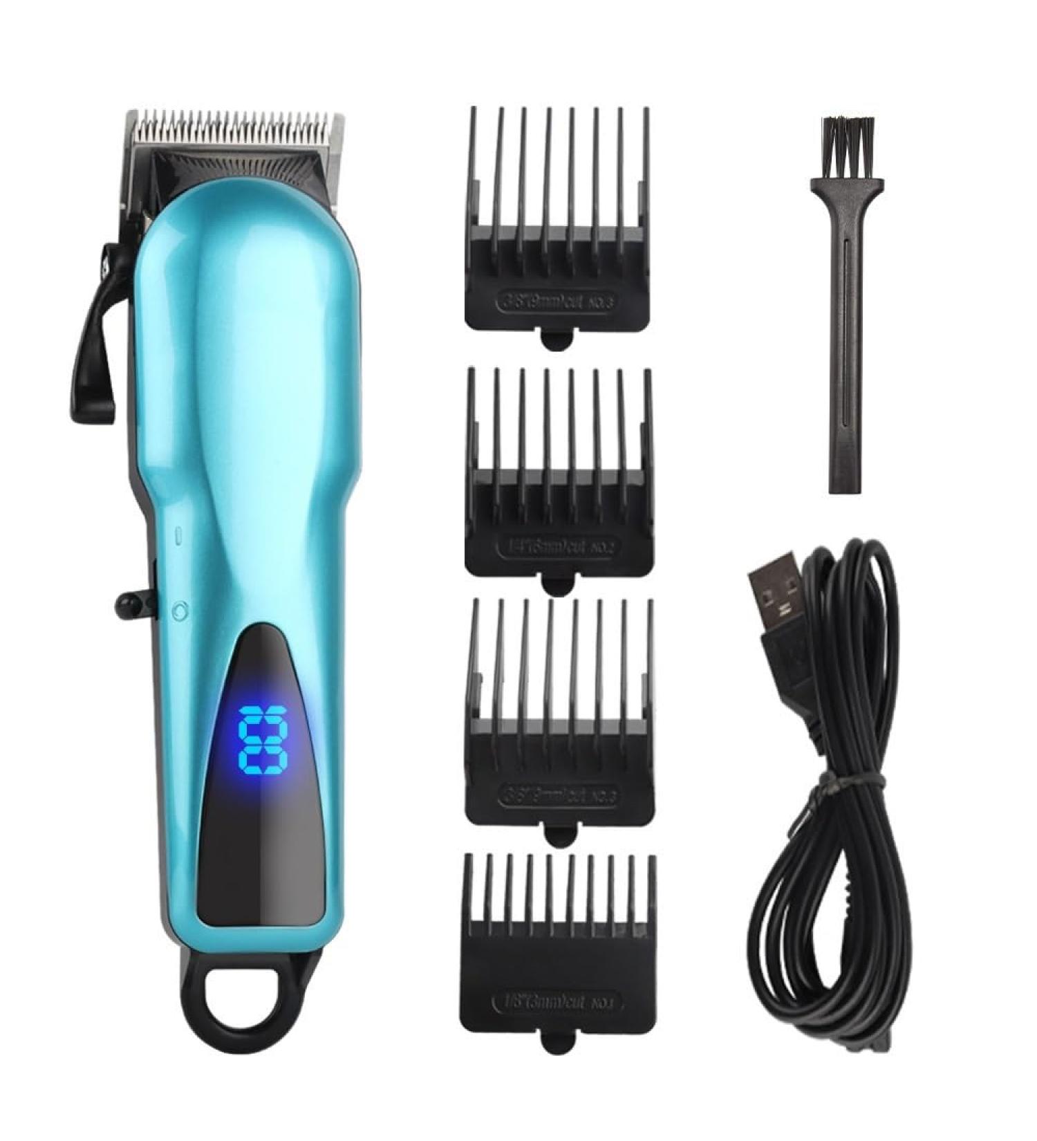 Buy Professional Electric Hair Clippers for Men - High Power with LED LCD Oil Head Razor - International Shipping Available - Buy Online on GoSupps.com