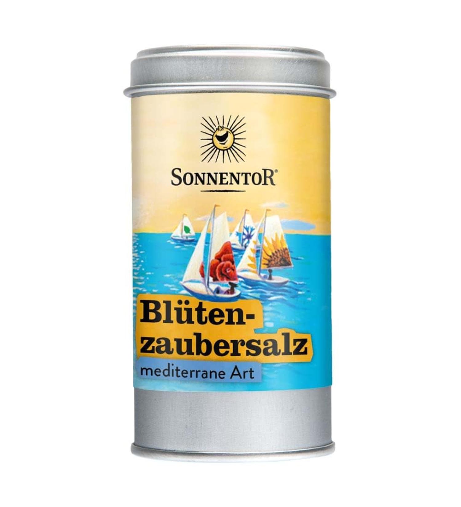 Sonnentor Magic Salt for Flowers, Mediterranean Box, 90 g (6 x 90 g)