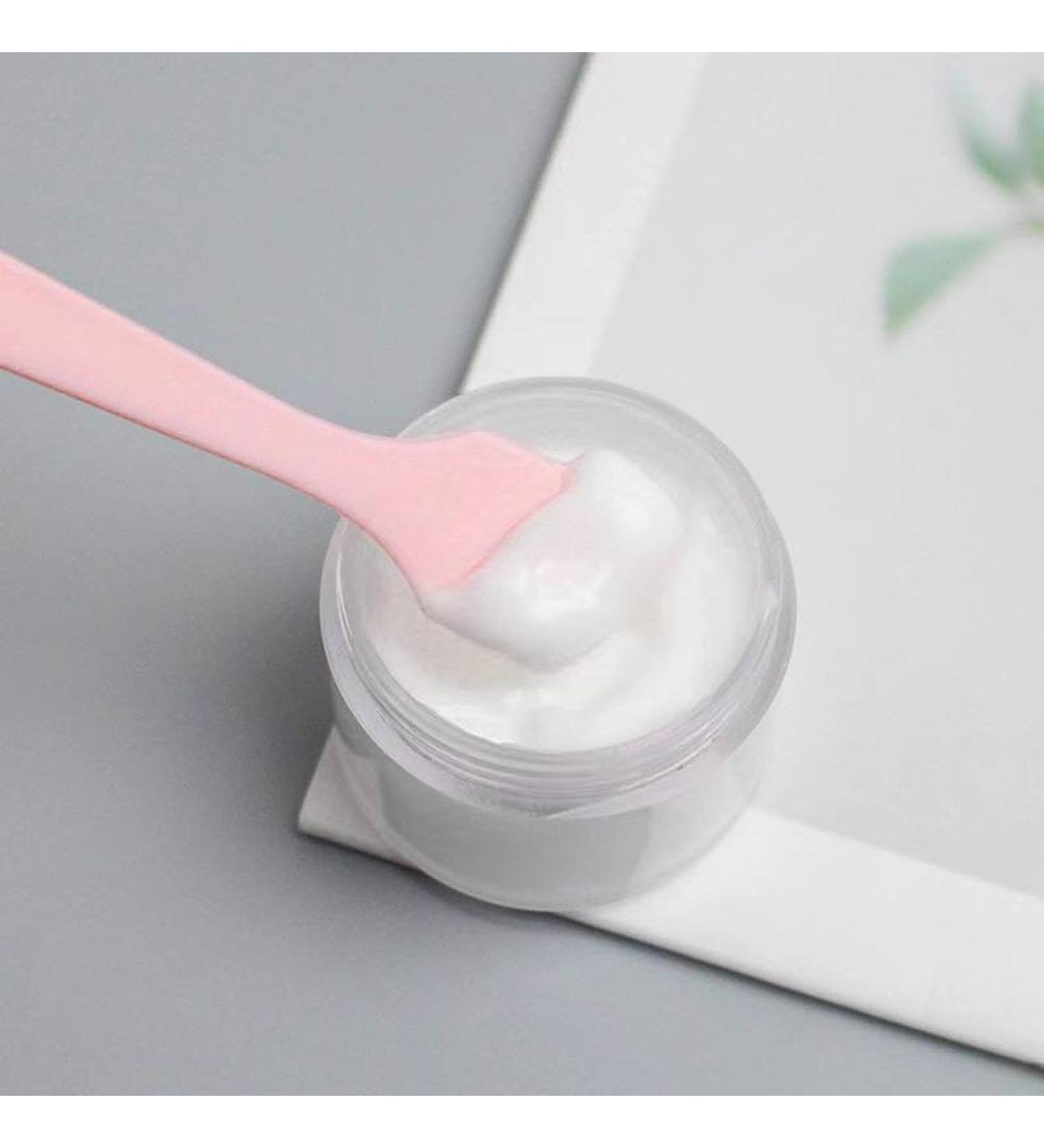 50pcs/pack Pink Make Up Spatulas Disposable Plastic Cosmetic Make Up Spatulas Skin Care Facial Cream Mask Spatula For Mixing Sampling Application - Buy Online on GoSupps.com