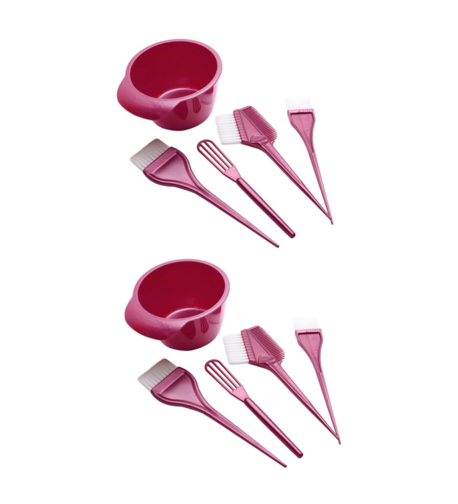 MAGICLULU 2 Sets Hairdressing Tool Professional Blender Mixology Kit Hair Coloring Tool Diy Hair Coloring Kit Pro Tools Hair Coloring Stirrer Hair Coloring Bowl Diy Hair Dye Abs Red Brush - Buy Online on GoSupps.com