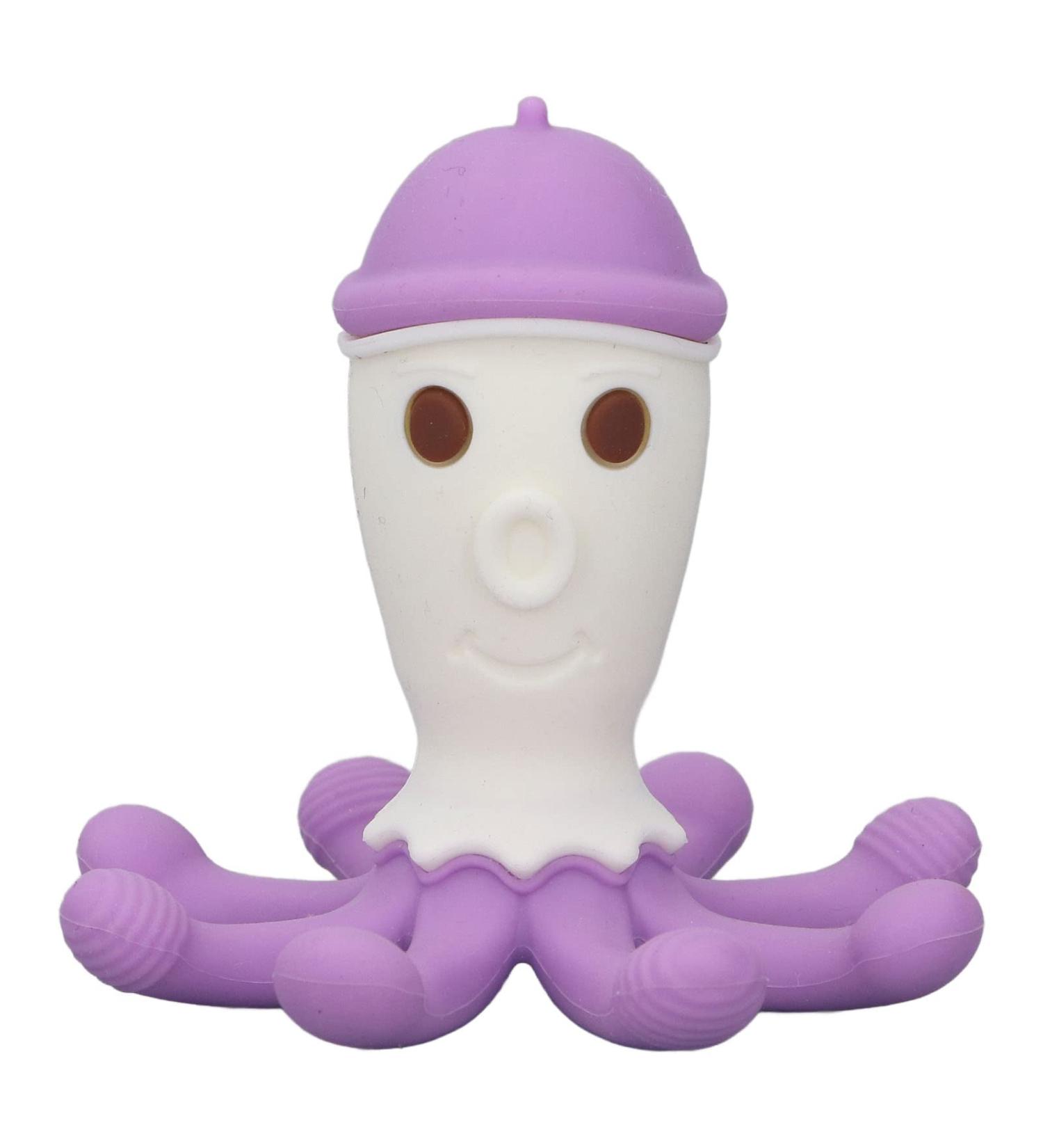 Octopus Shaped Silicone Teething Toy for Babies - Cute and Soft Teether for Family Travel - Buy Online on GoSupps.com