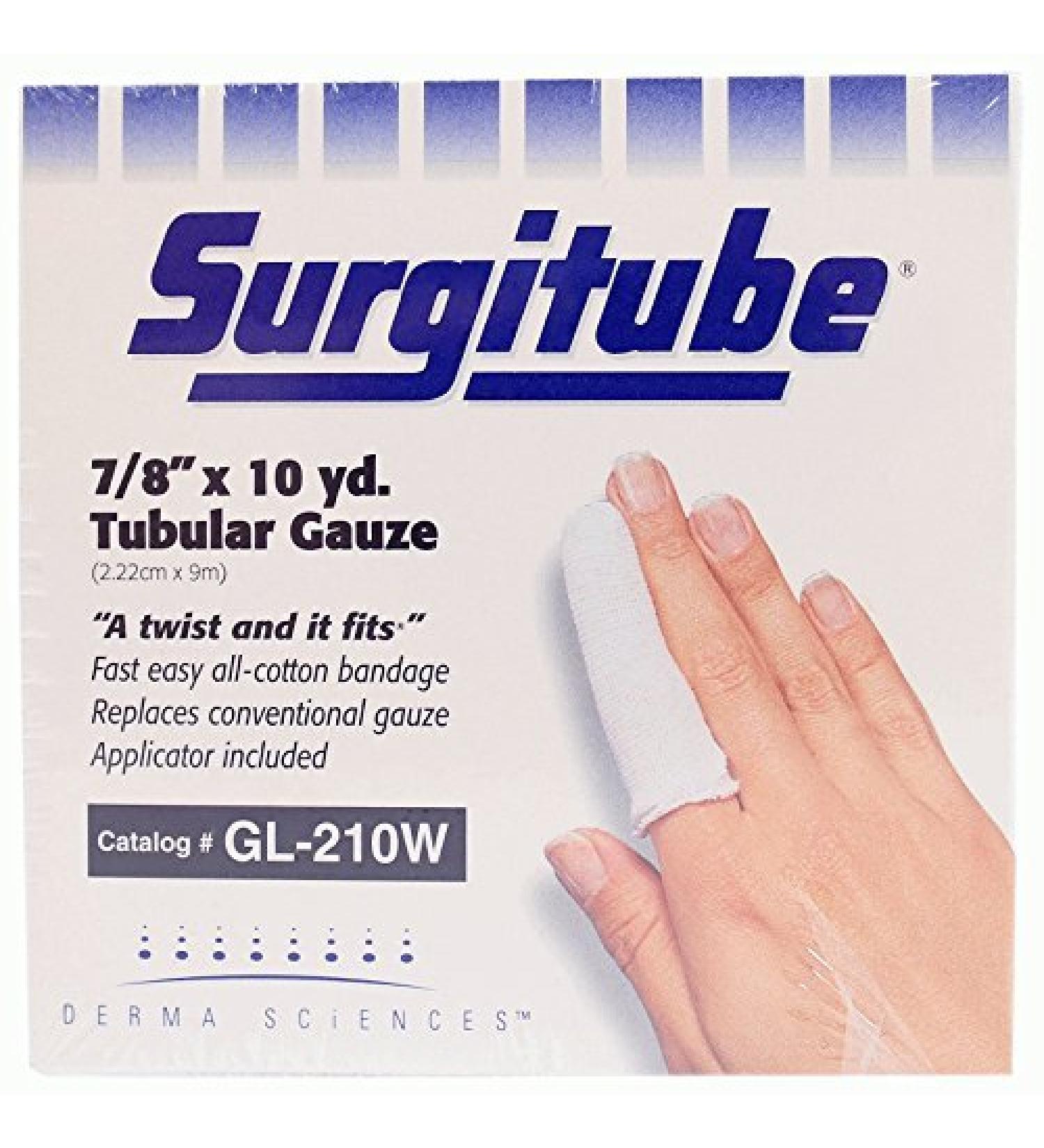 YIDERBO Pregnancy Test Accessories - 7/8" x 10 Yards Tubular Dressing Gauze White