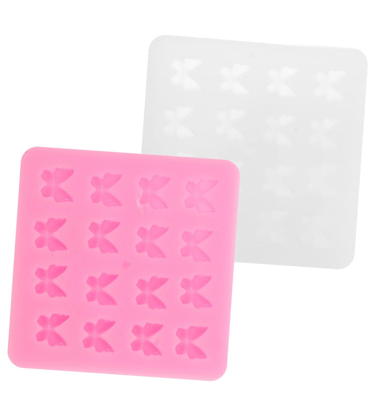 Zerodeko 2pcs Butterfly Epoxy Mold Chocolate Silicone Candle Molds Gum Cake Fondant Molds Soft 3 Cubes - Buy Online on GoSupps.com