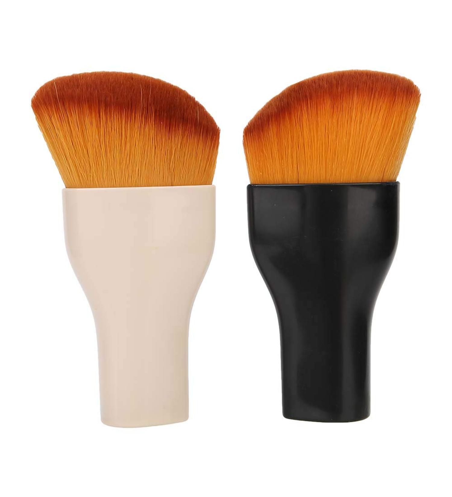 Buy Tyenaza 2Pcs Cosmetic Brush Set - Soft Dense Hair Loose Powder & Blush Brush for Flawless Makeup - International Shipping Available - Buy Online on GoSupps.com