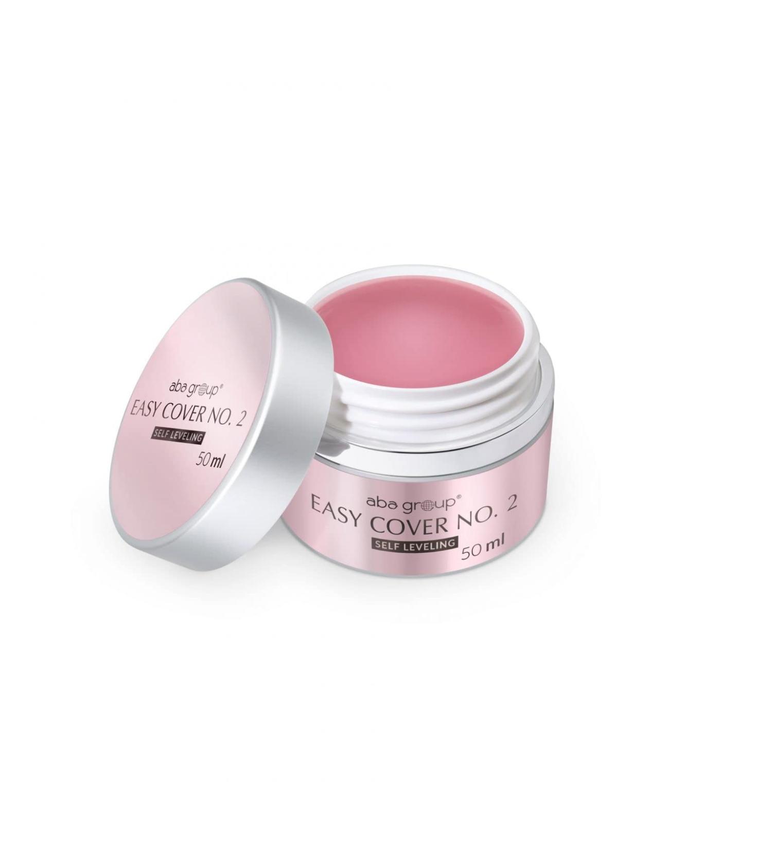 Easy Cover Self Leveling Gel Aba Group 50ml - Self -leveling constraints nail gel UV LED gel for nails nails nail design camouflage assembly gel for gelail sealing gel for gel nails (No. 2)