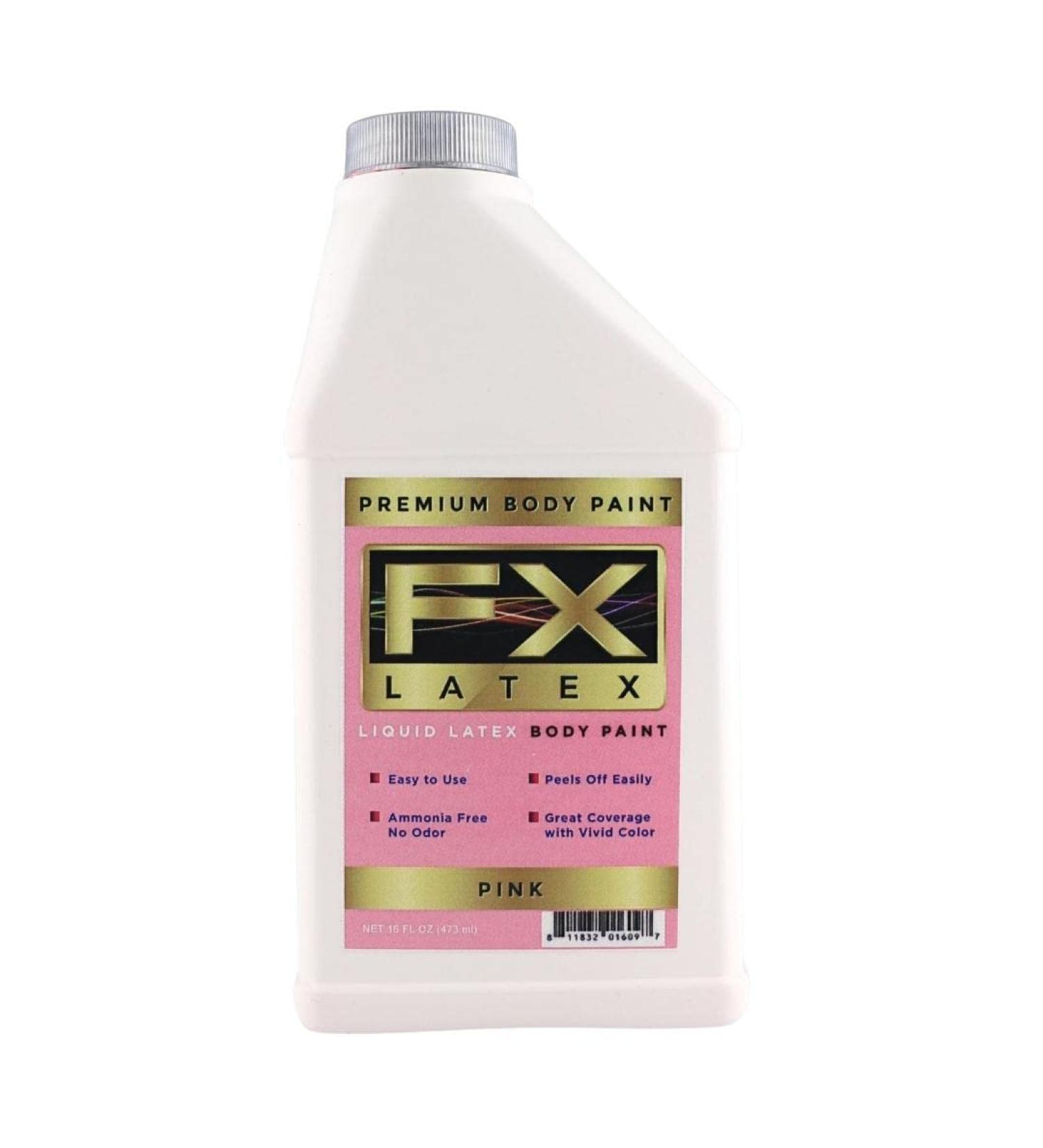 Liquid Latex Fashions - Ammonia Free Pink Face Paint for Kids & Adults | 16 oz | Ideal for Artwork Parties Cosplays & More - Buy Online on GoSupps.com