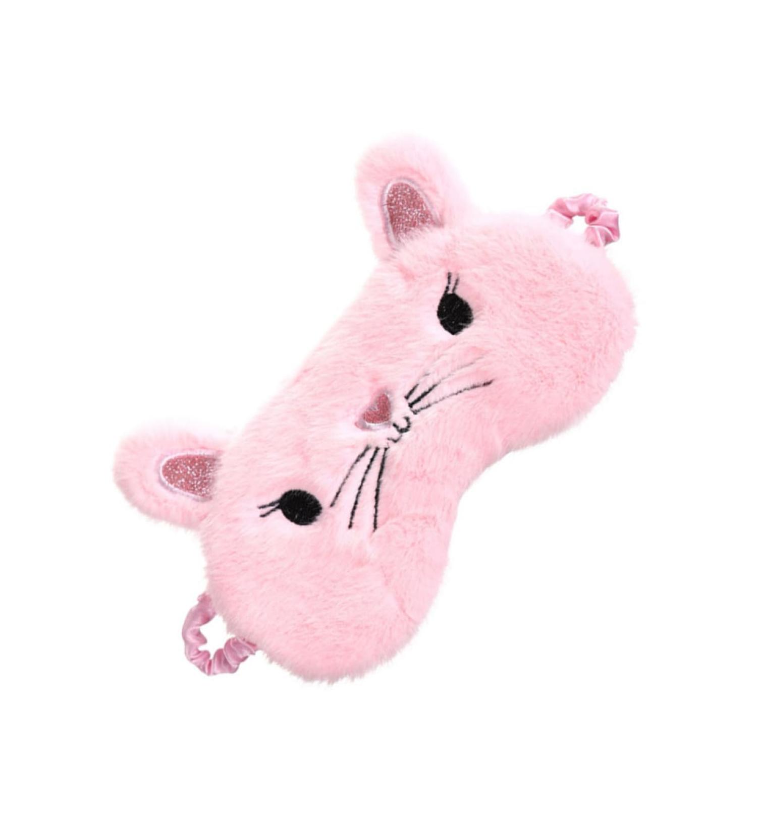 FRCOLOR Pink Eye Cover Sleep Mask - Night Blindfold for Kids & Adults - Comfortable Eye Shade for Better Sleep - Buy Online on GoSupps.com