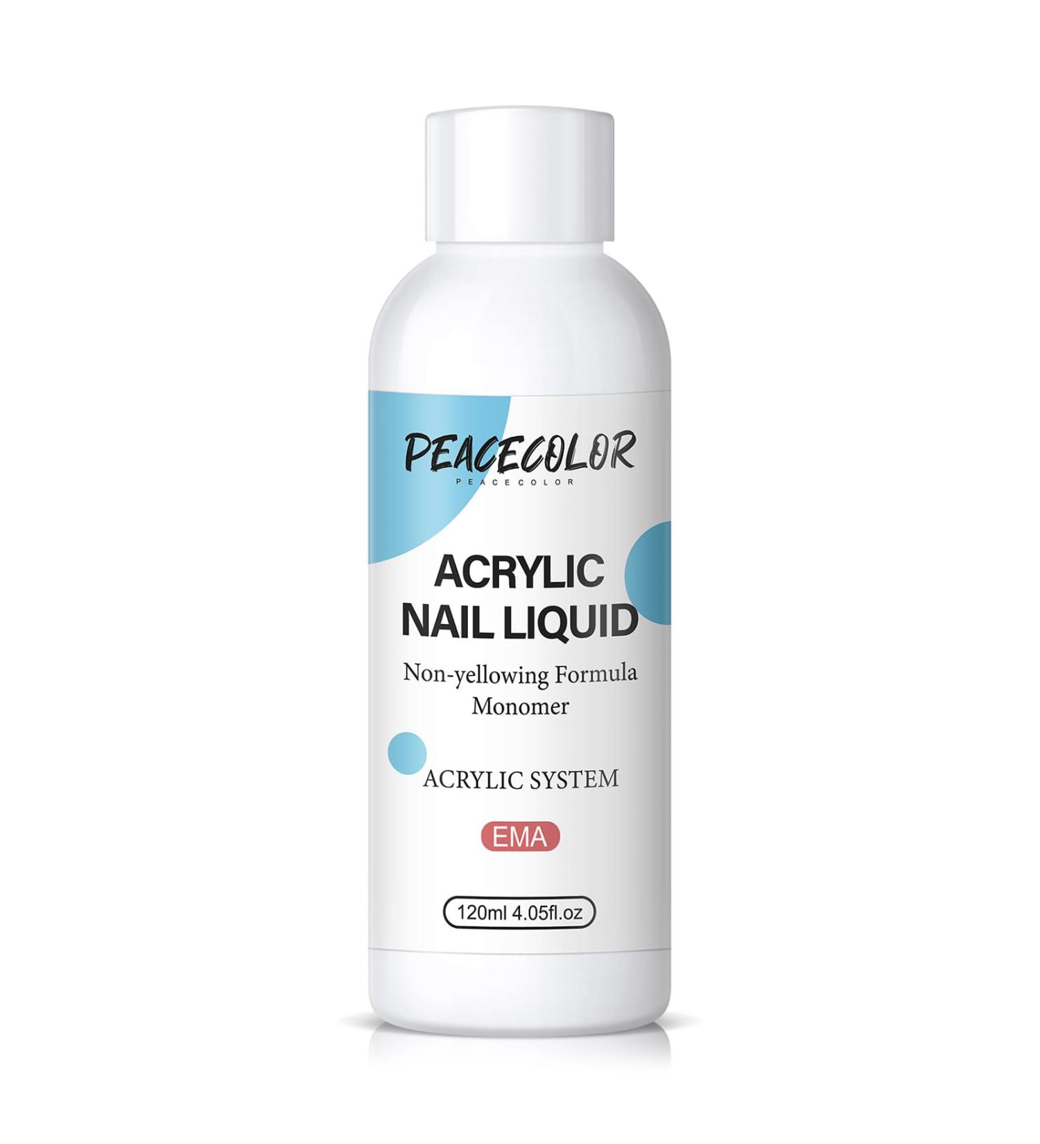 PEACECOLOR Manicure Kit Acrylic Liquid Nail 120ML Professional Acrylic Liquid Monomer EMA PB01-012 - Buy Online on GoSupps.com