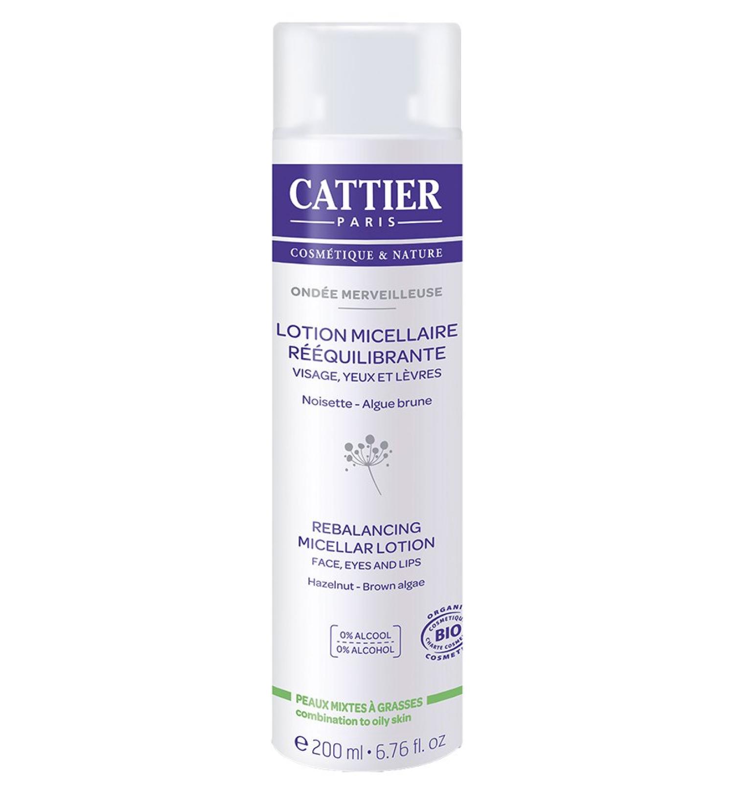 Cattier Mizellaire Lotion 200ml - Rebalancing for Wavy & Combination to Oily Skin | International Shipping Available - Buy Online on GoSupps.com