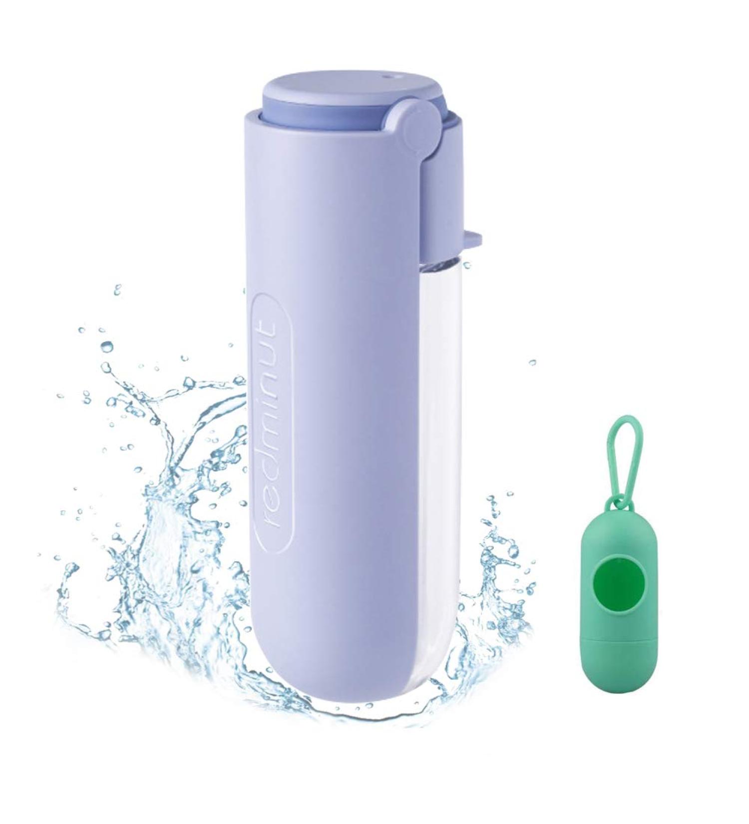 Shop KQPIINW 420ml Portable Pet Water Bottle - Ideal for Dogs & Cats | Safe Spout Design for Hiking Walking & Running - Purple - Buy Online on GoSupps.com