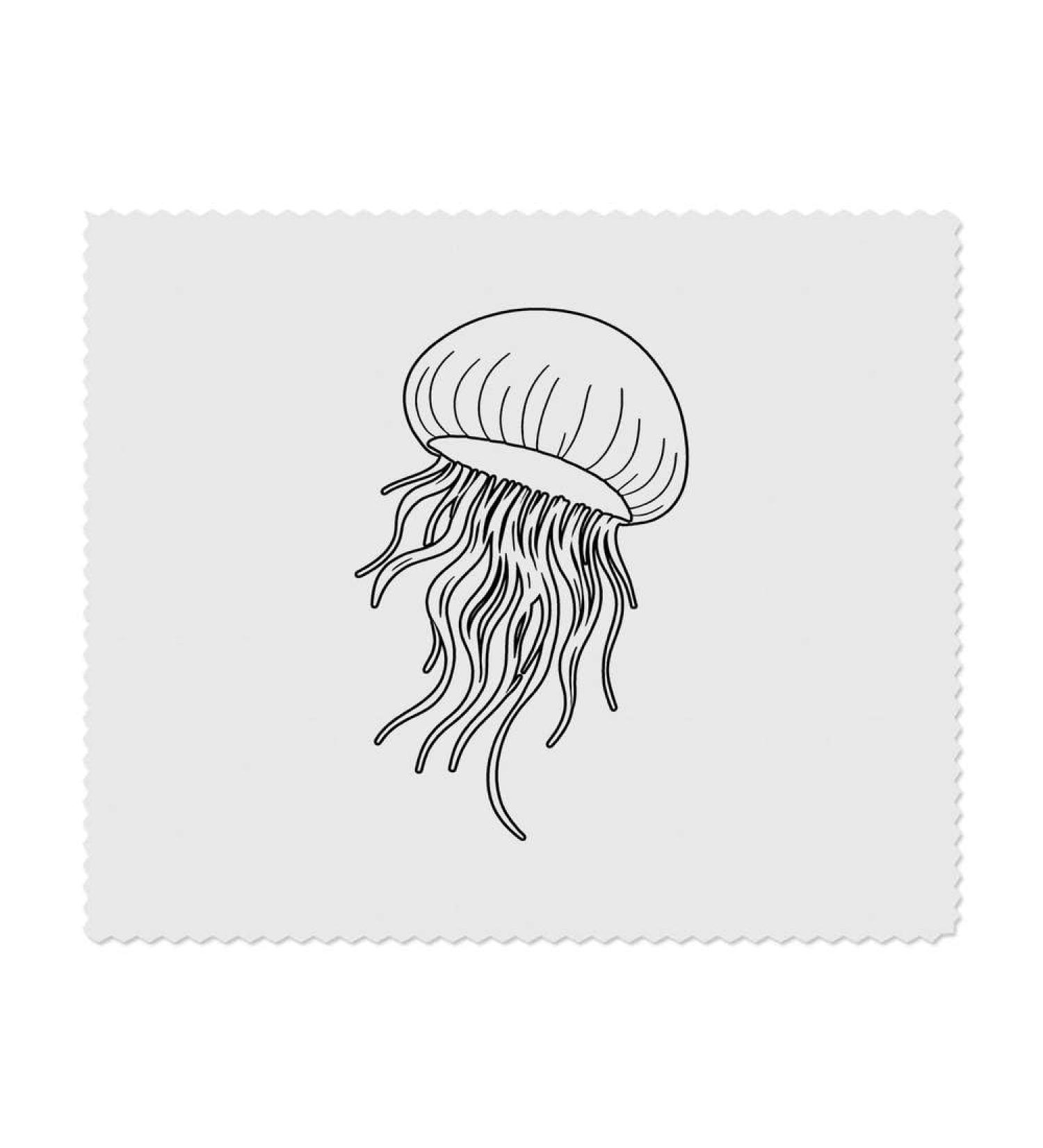 Buy 2 Microfiber Cleaning Cloths Swimming Jellyfish - Eco-Friendly Lint-Free Perfect for All Surfaces | International Shipping Available - Buy Online on GoSupps.com