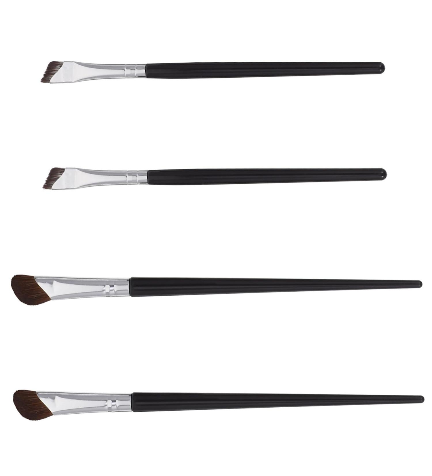 Baluue 4 Pcs Nose Contour Brush Eye Liner Brush Brow Brushes for Eyebrows Concealer Brush under Eye Nylon - Buy Online on GoSupps.com