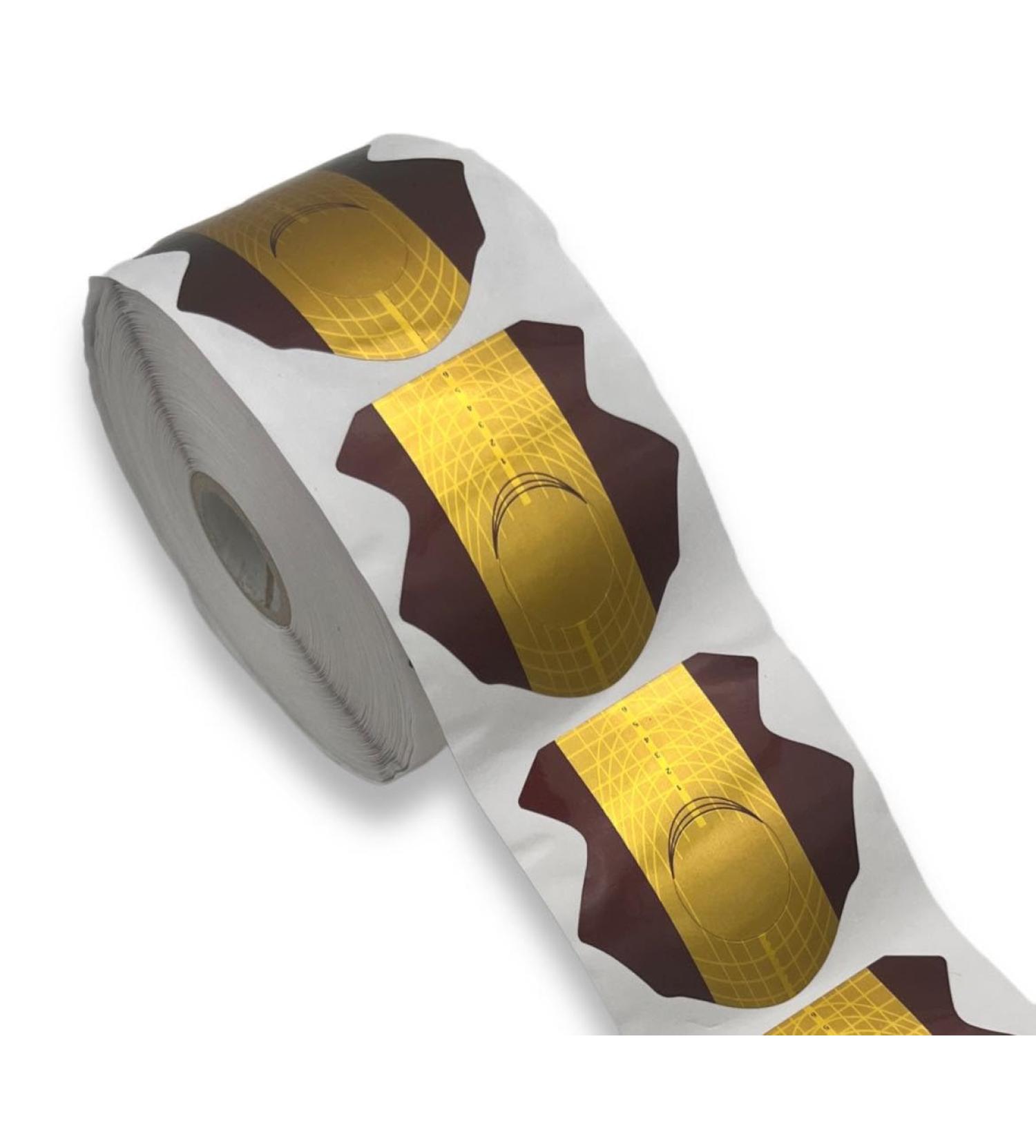 500 Modelling Stencils Gold-Brown Squoval MS-21