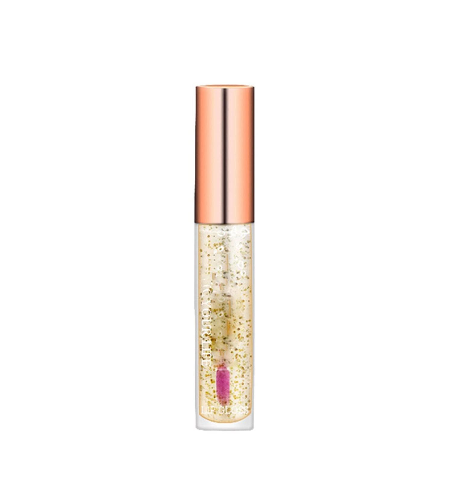 Natural Lip Plumper Gloss for Fuller Lips | Day and Night Hydrating Lip Enhancer - Clear Lip Care | Moisturizing Formula - One Size - Buy Online on GoSupps.com