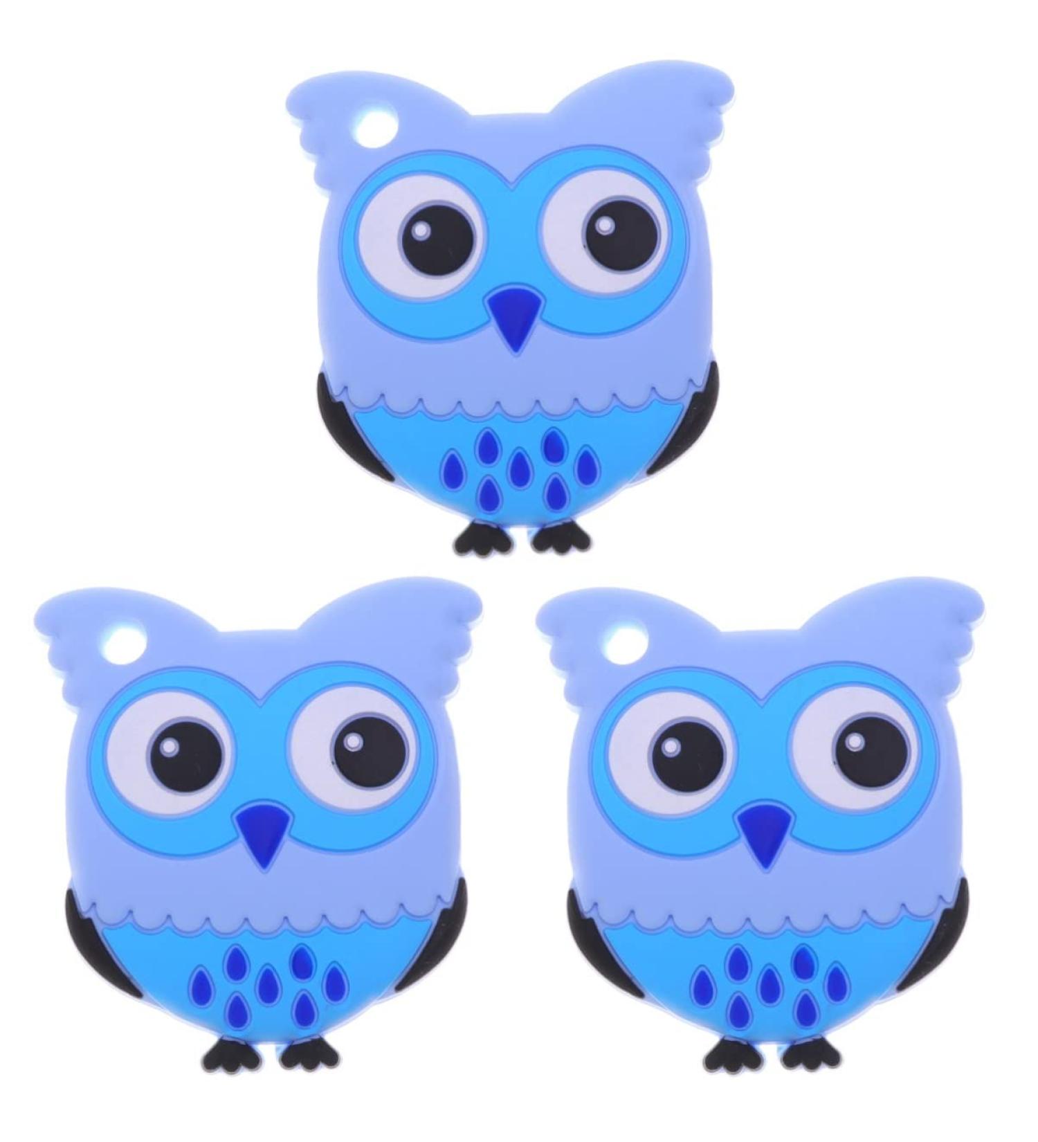 Healifty Silicone Owl Teething Toy - Baby Teether for Chewing and Playtime - Buy Online on GoSupps.com