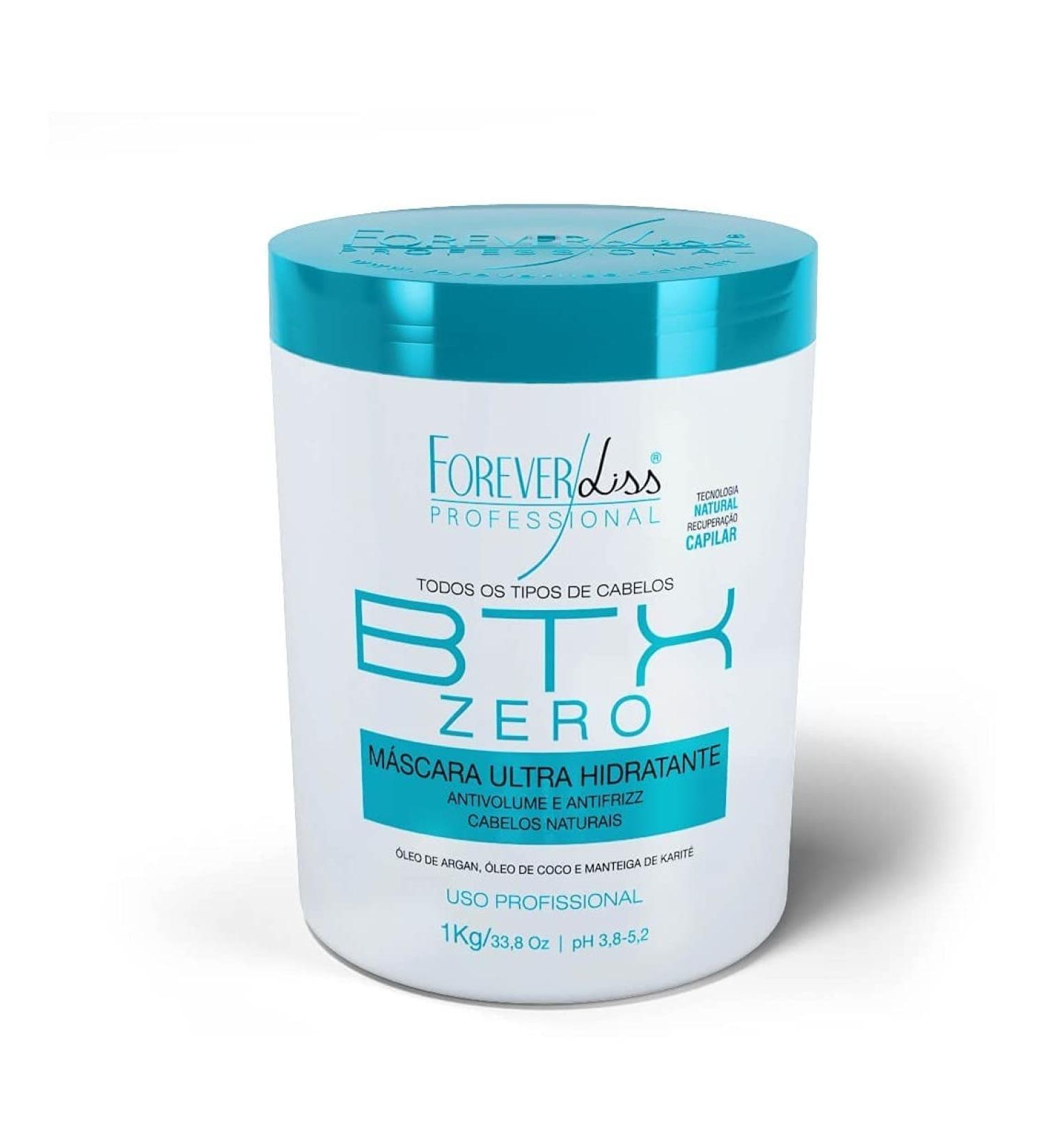 Organic Hair Btox Forever Liss Zero Anti-Volume Anti-Frizz Hair Mask 1kg - Buy Online on GoSupps.com
