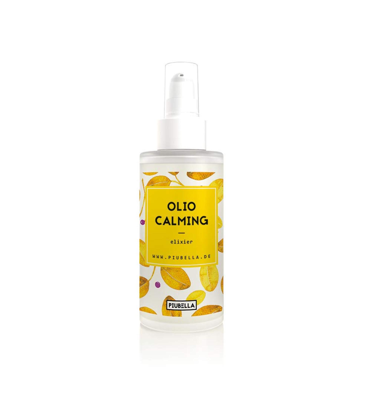 Piubella OLIO CALMING Elixir - Nourishing Hair Oil for Dry & Damaged Hair Anti-Frizz 100ml - Buy Online on GoSupps.com
