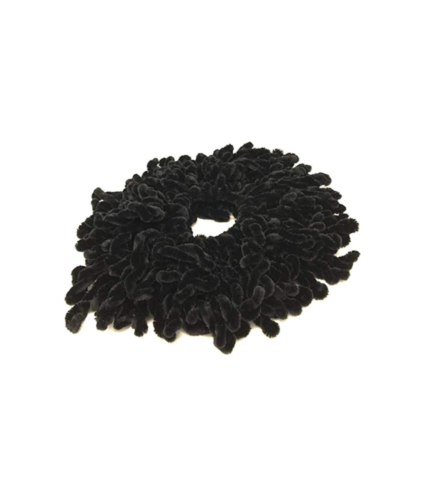 Shop Volumising Scunchie Big Hair Tie Ring - Khaleeji Hijab Volumizer for Women | Black - Buy Online on GoSupps.com
