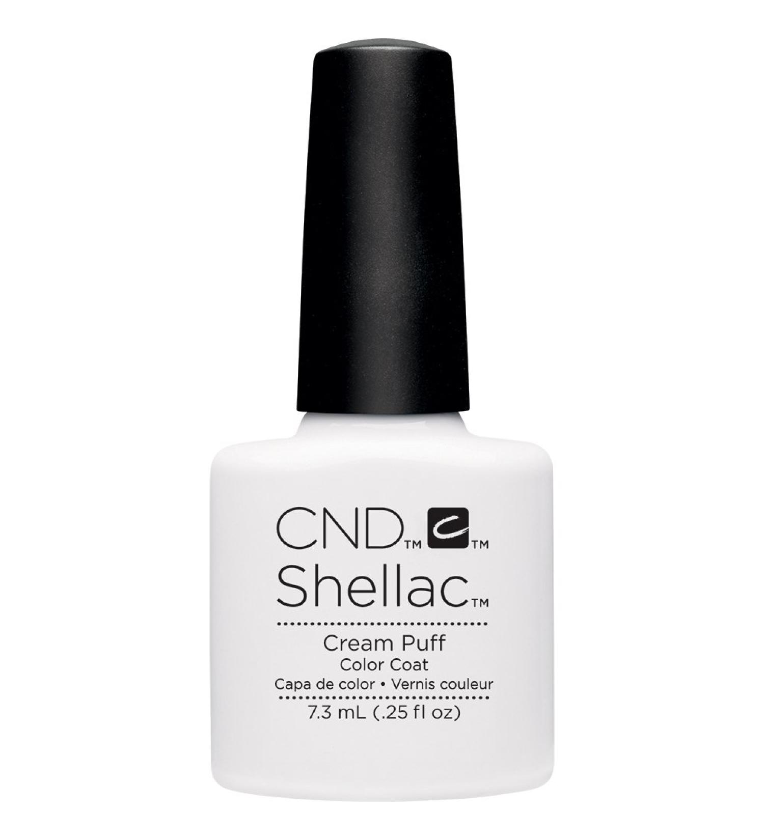 New CND Creative Shellac UV3 Power Polish - Cream Puff 7.3ml