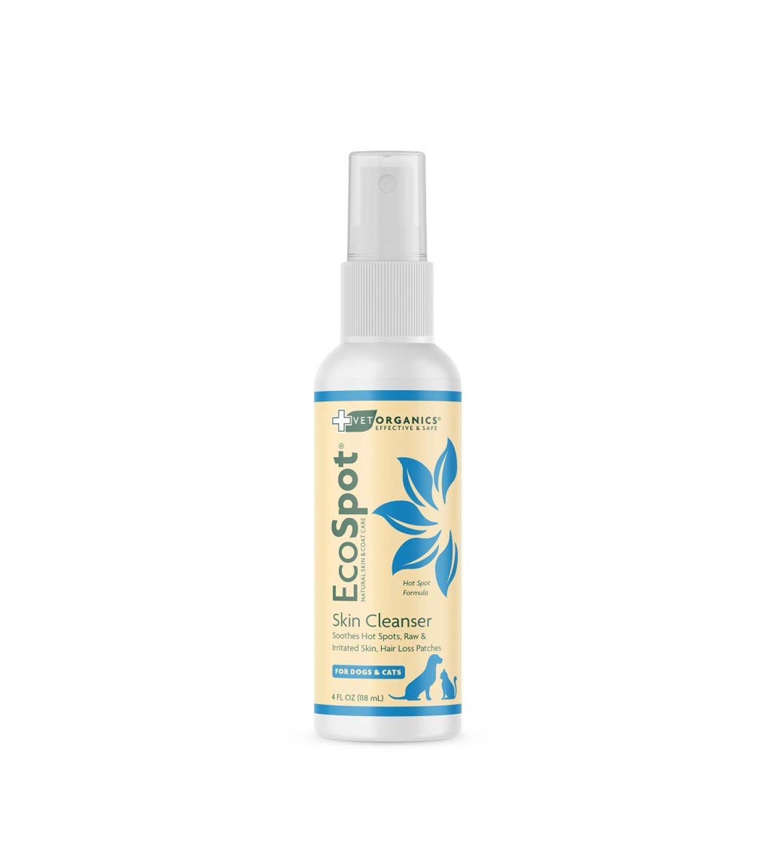 Vet Organics EcoSpot Natural Skin Soother & Disinfectant for Dogs & Cats - 4 fl oz - Buy Online on GoSupps.com