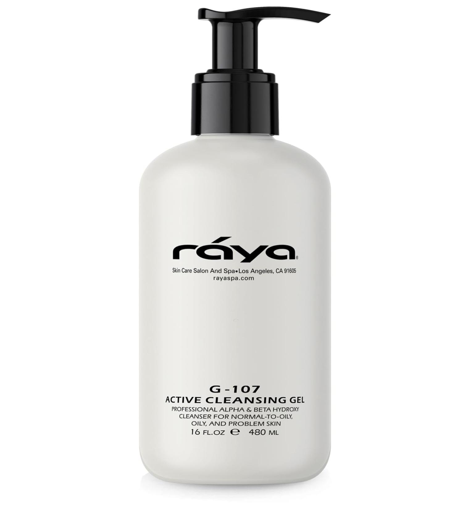 Raya Active Facial Cleansing Gel (G-107) Purifying and Hydrating Makeup Remover Gentle Gel Cleanser for Oily Sensitive and Combination Skin Deep Cleansing Formula for Balanced Skin 16 Ounce (Pack of 1) - Buy Online on GoSupps.com