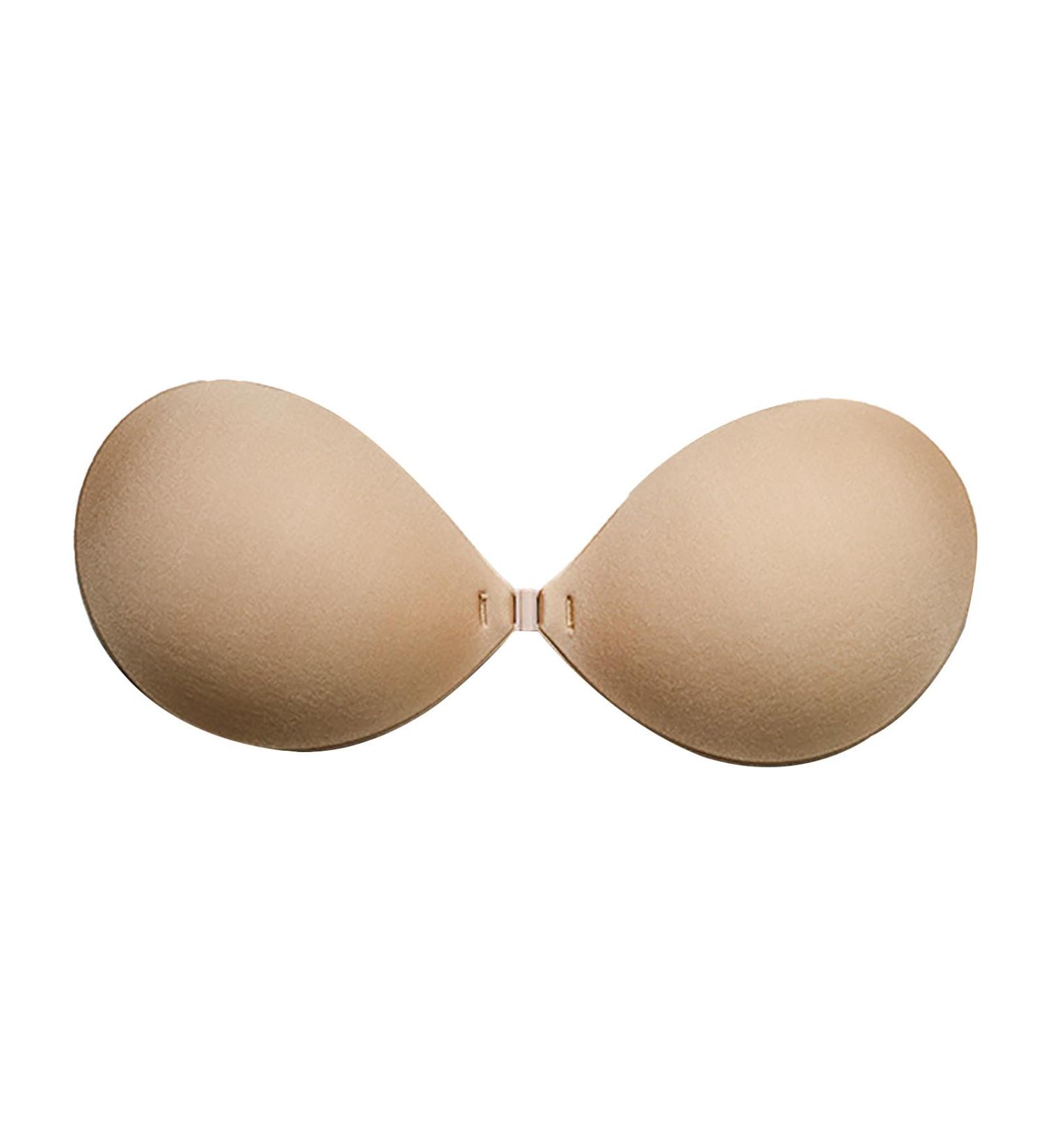 Shop 2B Goods Shiny Fabric Seamless Bra & Underwear | Silicone Bra for Wedding Dresses & Pregnancy Clothing in Beige - Buy Online on GoSupps.com