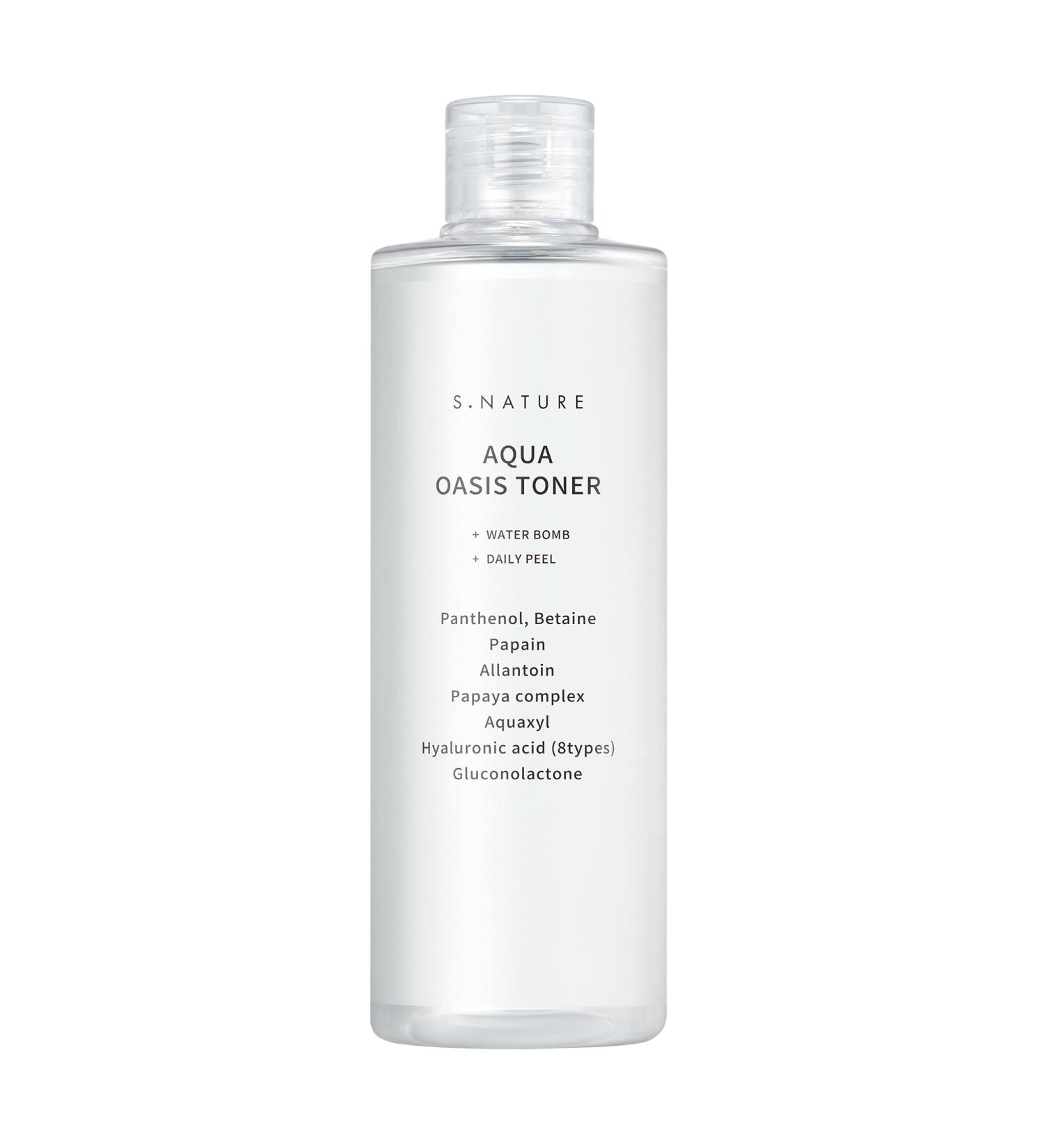 Aqua Oasis Toner 300ml - Soothing & Hydrating Toner for Refreshing Purifying and Calming Skin | Mild Exfoliation | 10.14 Fl Oz - Buy Online on GoSupps.com