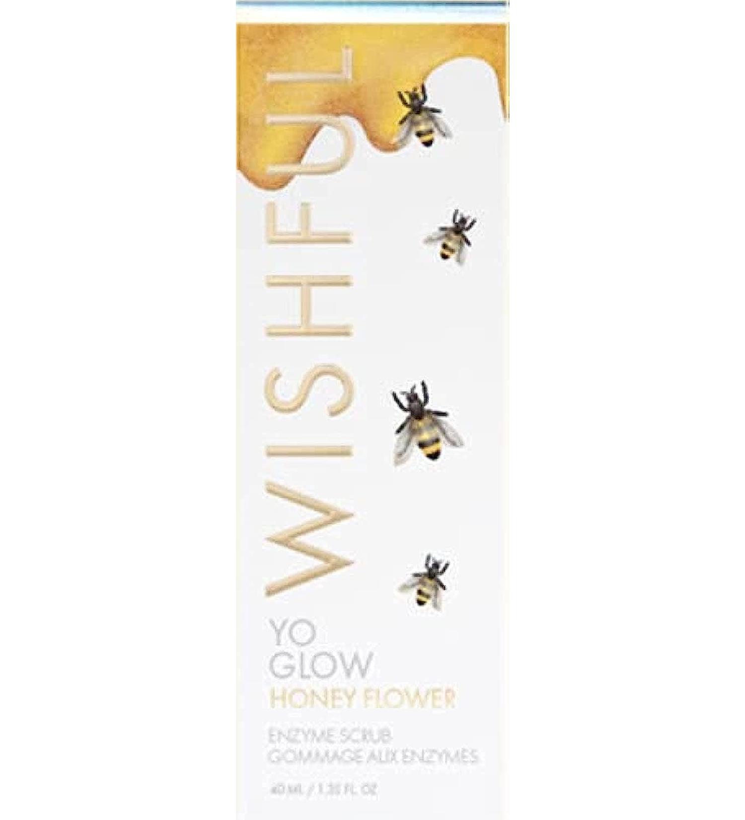 Wishful by Huda Beauty Yo Glow Enzyme Scrub (Honey Flower, 40ml)