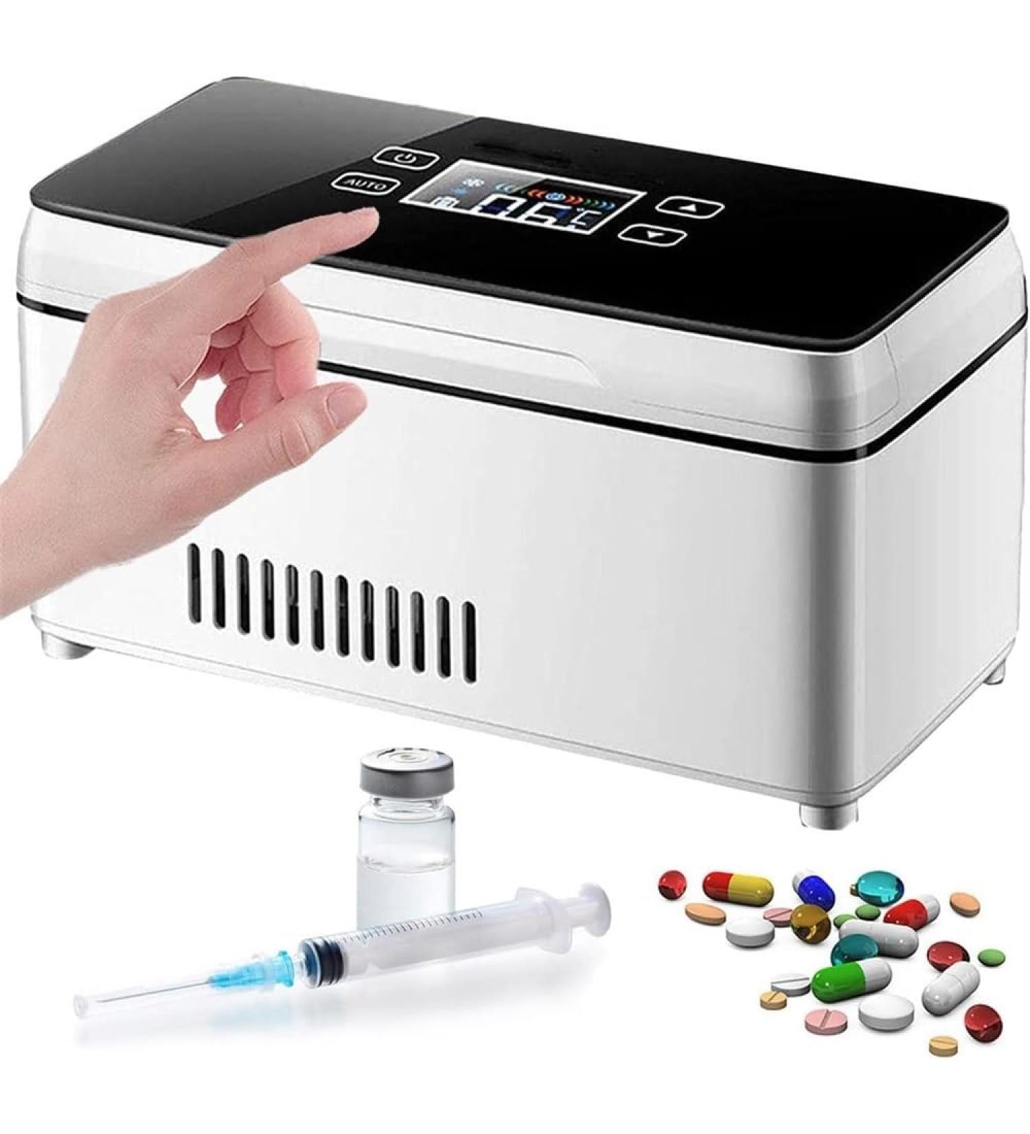 Insulin Cooler Travel Case Portable Cooler Mini Medicine Refrigerator Drug Reefer with Alarm Multiple Modes of Power Supply (Color : 2battery) - Buy Online on GoSupps.com