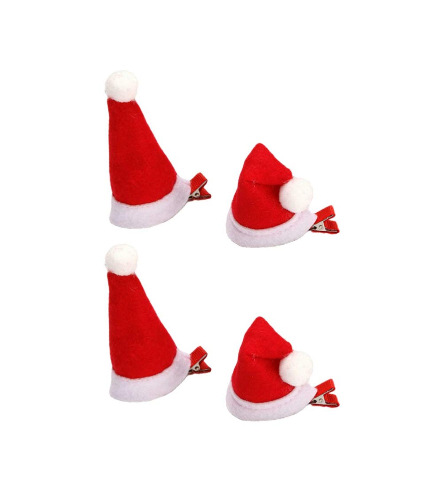 Lurrose Christmas Hat & Hair Clip - Festive Barrette Ornaments for Women | Perfect Christmas Party Accessories - Buy Online on GoSupps.com