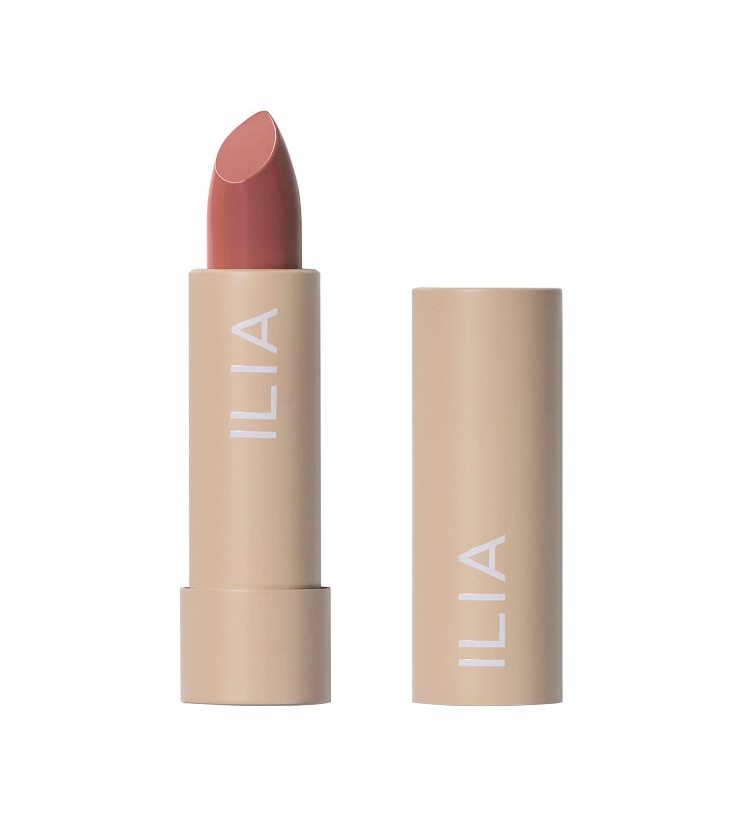 ILIA Color Block Lipstick - Amberlight (French Nude) | Non-Toxic, Vegan, Cruelty-Free, Clean Makeup - Buy Online on GoSupps.com