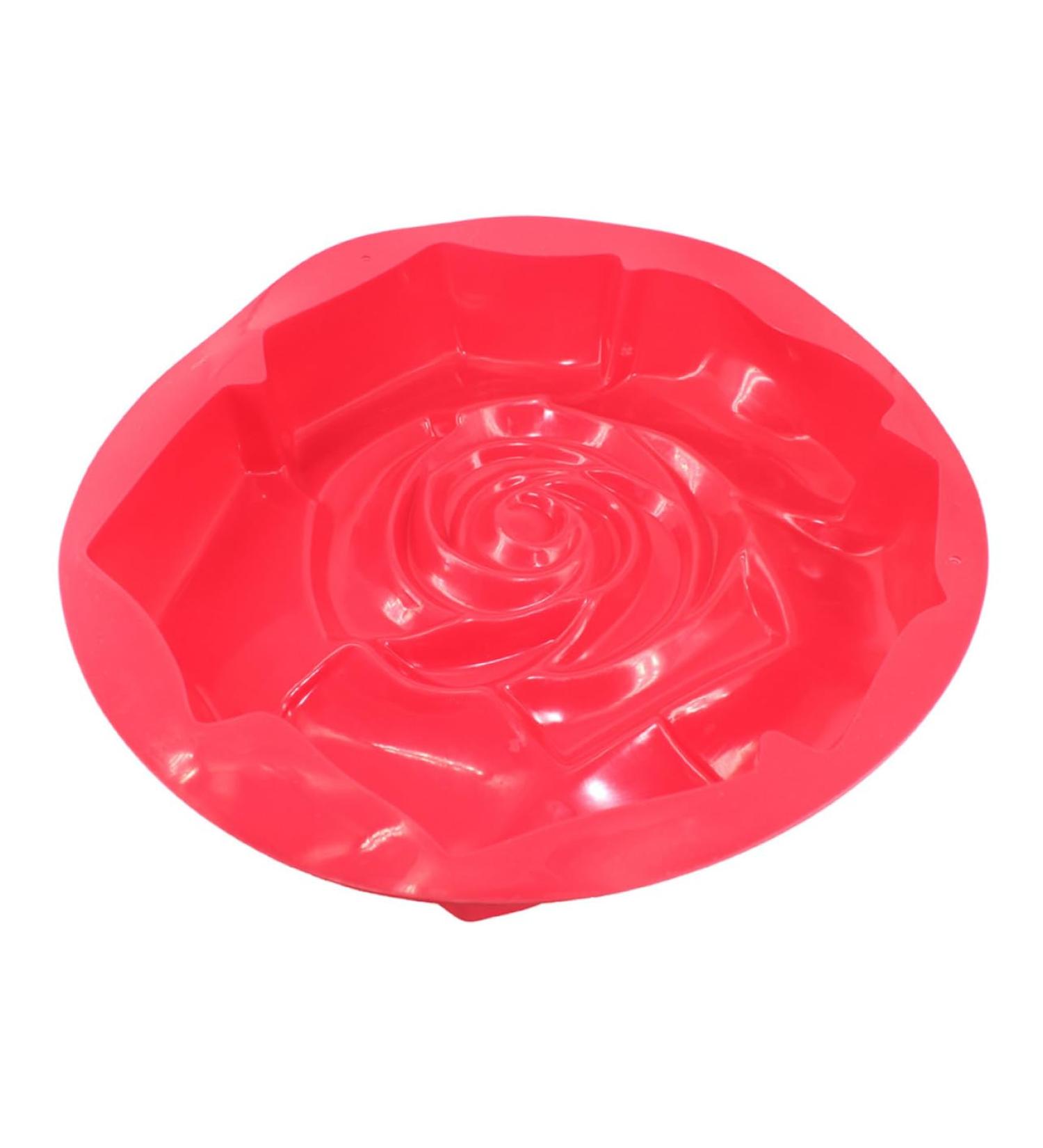 Rose Cake Mold Silicone Cake Moulds Cakesicles Mold Silicone Rose DIY Mold Silicone Candle Mold Silicone Bread Loaf Pan Nonstick Cupcake Tin Crisper Pan Silica Gel Muffin Non Stick 24X24X5CM - Buy Online on GoSupps.com