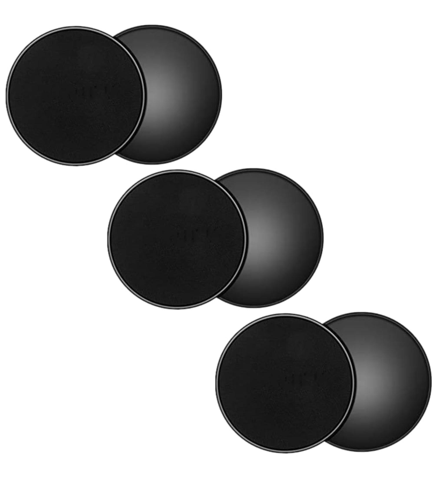 Tuokay 6-Way Double-Sided Gliding Discs - Versatile Fitness Slide Disks for Gym Yoga & Pilates | Ideal for Carpet Tile Laminate & Wooden Floors - Buy Online on GoSupps.com