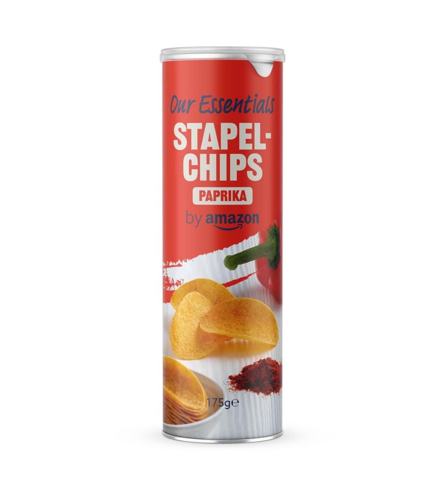 by Amazon Paprika Stack Chips 175g (Pack of 5) Paprika Stack Chips 175 g (Pack of 5)