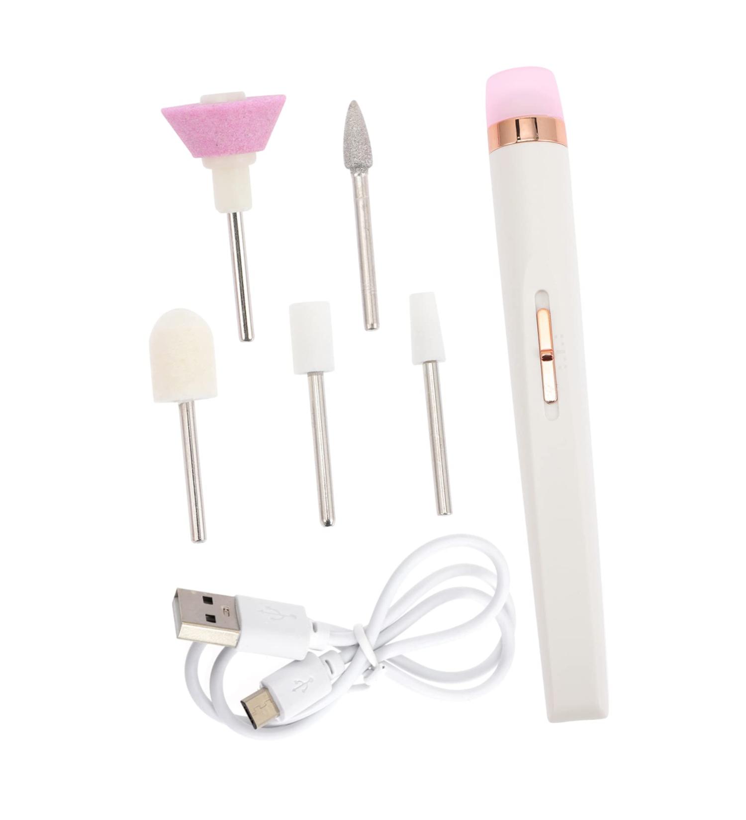 Housoutil 1 Set Nail Polisher Pedicure Kit Motor Kit Nail Gel Polish Kit Portable Nail Drill Manicure Tools Professional Drill for Nails Nail Kits Plastic Cordless White Nail File - Buy Online on GoSupps.com