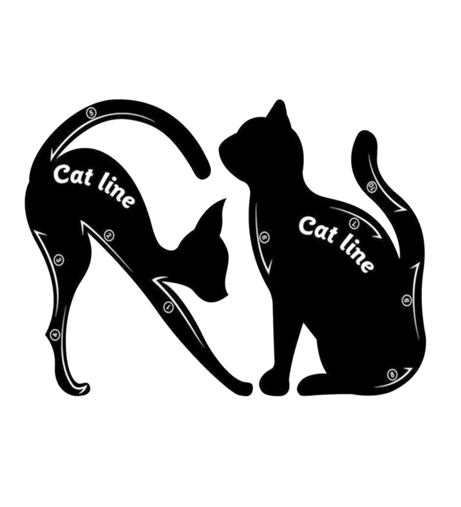 Eyes Wing Cat Stencils Quick Smokey Eye Tool Eye Tape for Eye Makeup in 10 Shapes Aviere - Buy Online on GoSupps.com