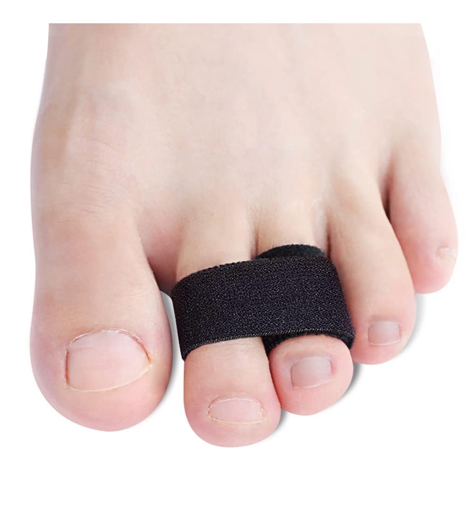 Pesalmon 6 Pack Hammer Toe Straightener Fabric Wraps - Toe Splints for Overlapping, Curled, Crooked, and Hammer Toes - Buy Online on GoSupps.com