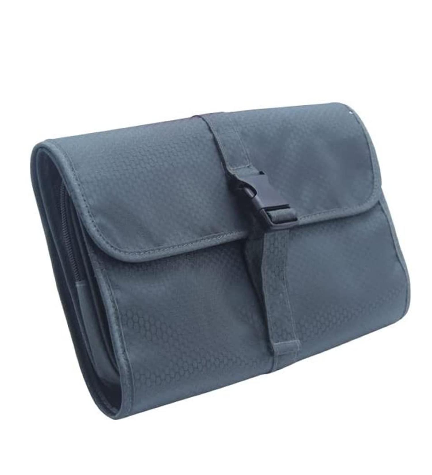 Relavel Travel Hanging Toiletry Bag Waterproof Shaving Kit Makeup Organizer, Gray - Buy Online on GoSupps.com